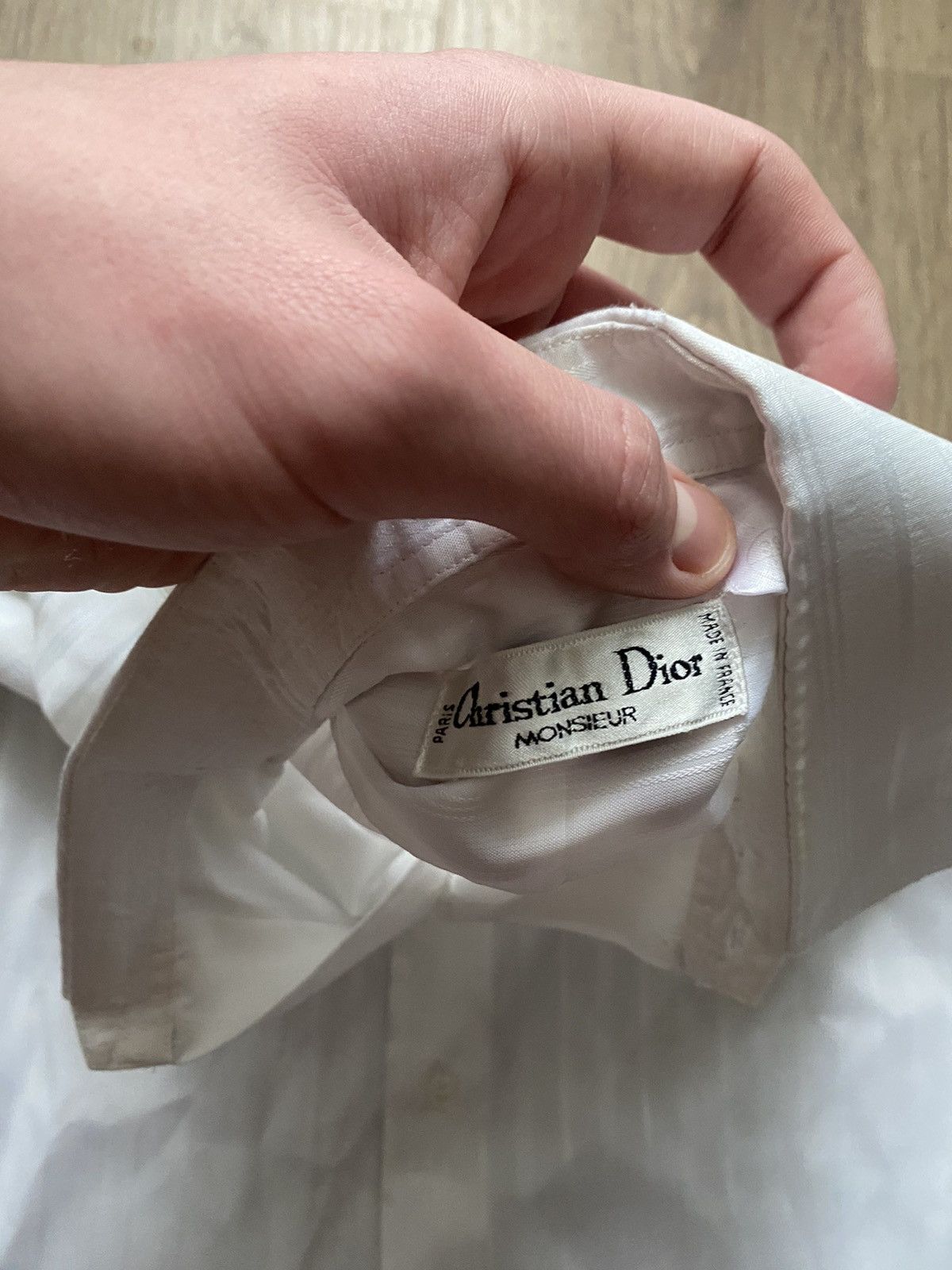 Christian Dior Monsieur × Vintage Vintage 90’s Christian Dior pocket logo slik shirt Size US L / EU 52-54 / 3 - 3 Thumbnail