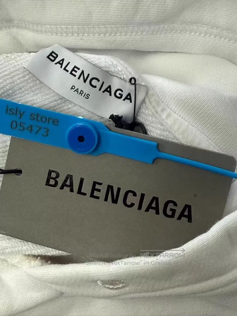 Balenciaga Balenciaga Solid Color Hooded Pullover Long Sleeve Sweatsh Size US XS / EU 42 / 0 - 5 Thumbnail