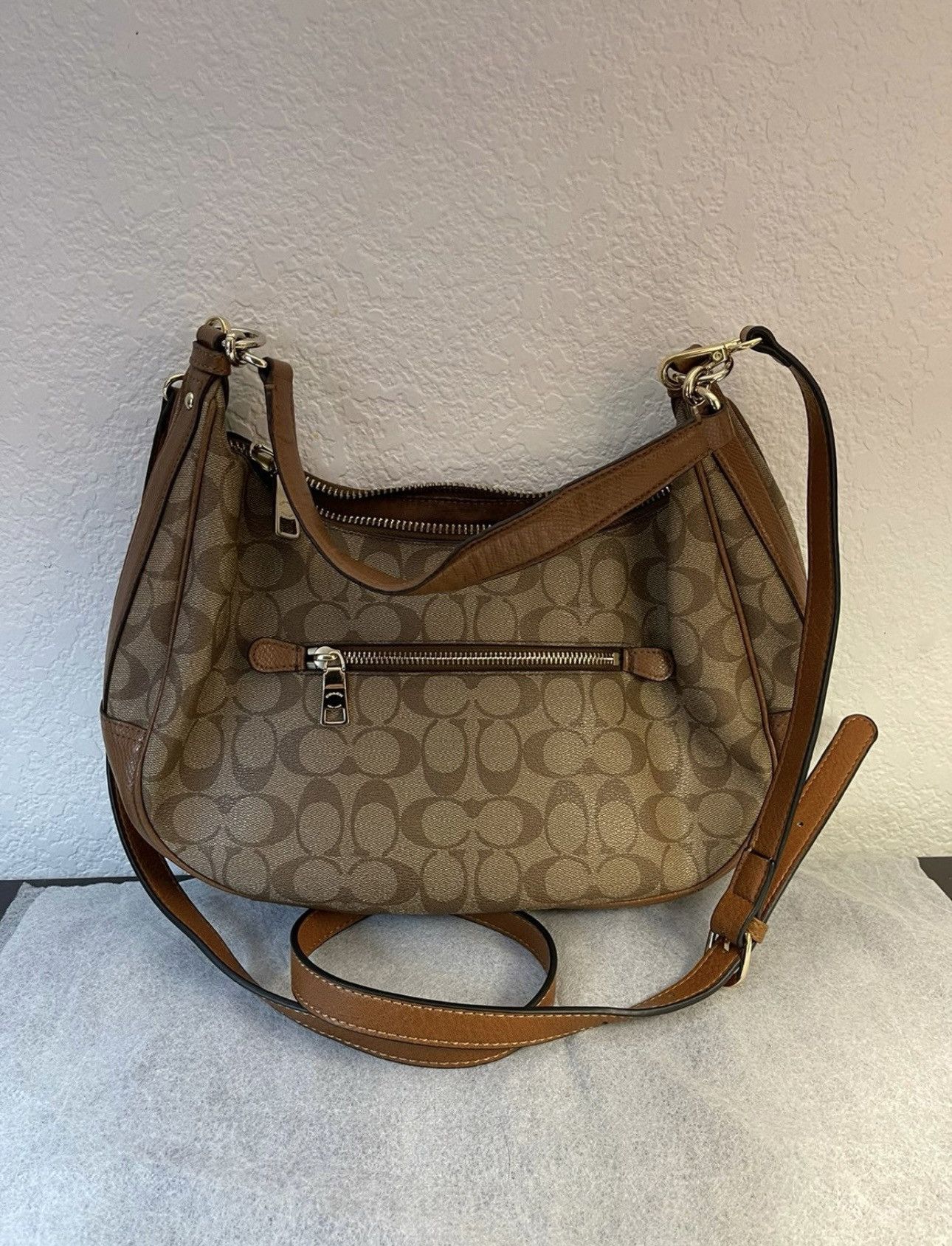 Coach COACH HARLEY EAST/WEST HOBO IN SIGNATURE shoulder bag Size ONE SIZE - 2 Thumbnail