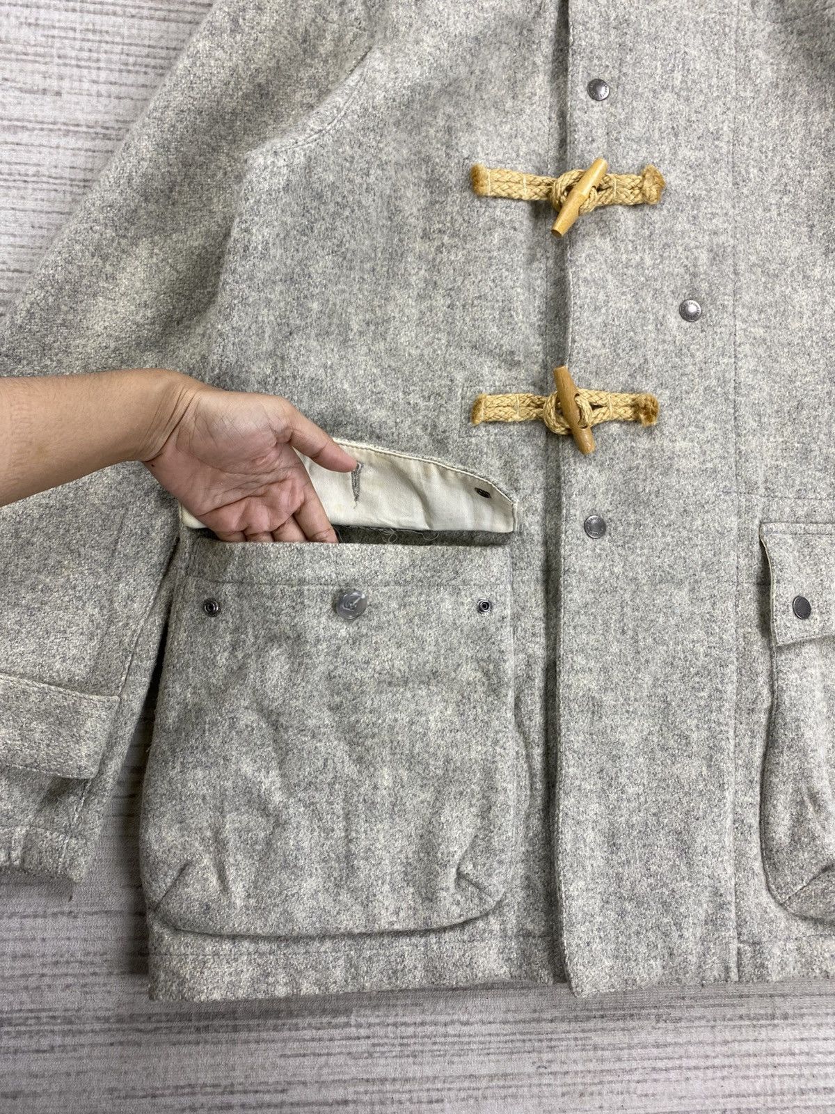 Engineered Garments 🔥STEAL VEngineered Garments Wool Duffle Coat Jacket Size US M / EU 48-50 / 2 - 8 Thumbnail