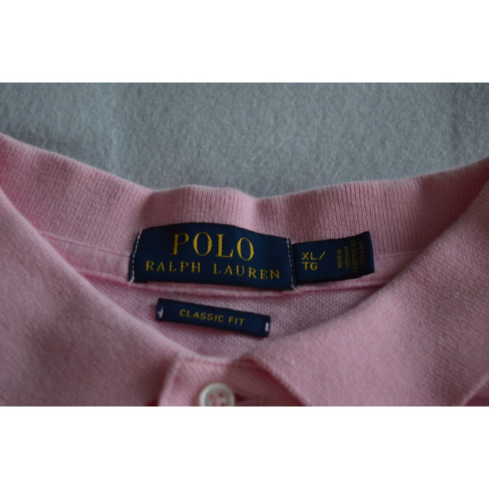Ralph Lauren Polo Ralph Lauren Polo SS Shirt XL Pink Cotton Classic Fit Mens Polo Shirt Size US XL / EU 56 / 4 - 3 Thumbnail