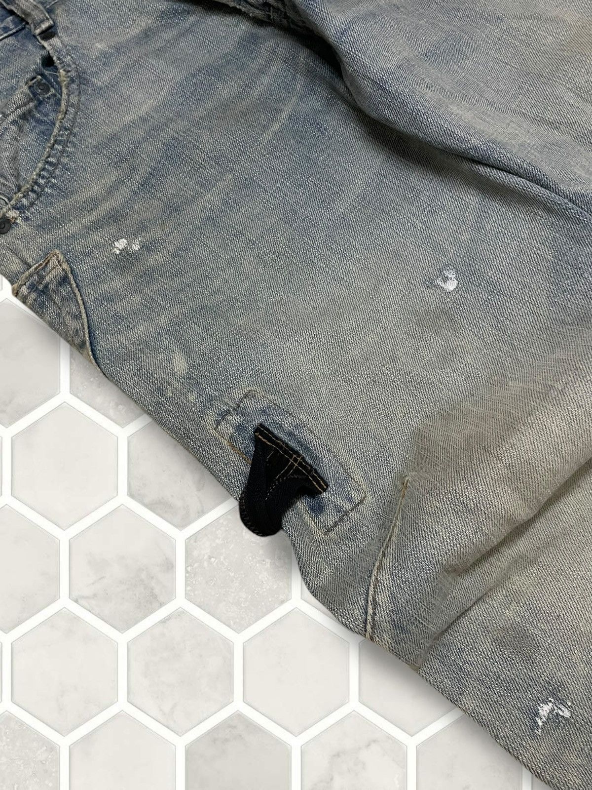 Tornado Mart Vintage Original Designer Japan RNA Punk Mudwash Denim Size US 31 - 9 Thumbnail