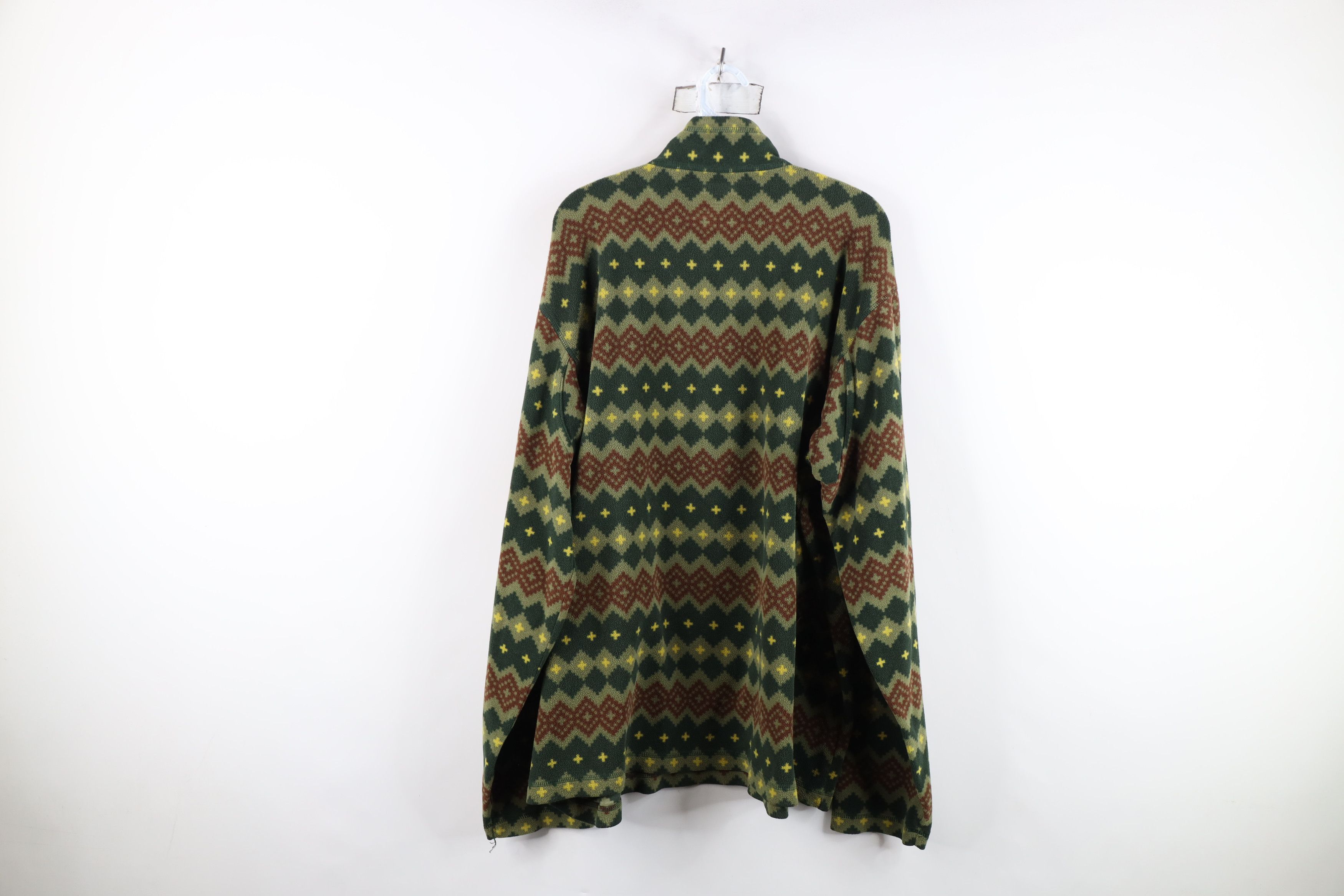 Duluth Trading Company Duluth Trading Co Fair Isle Fleece Half Zip Pullover Sweater Size US XXL / EU 58 / 5 - 8 Thumbnail