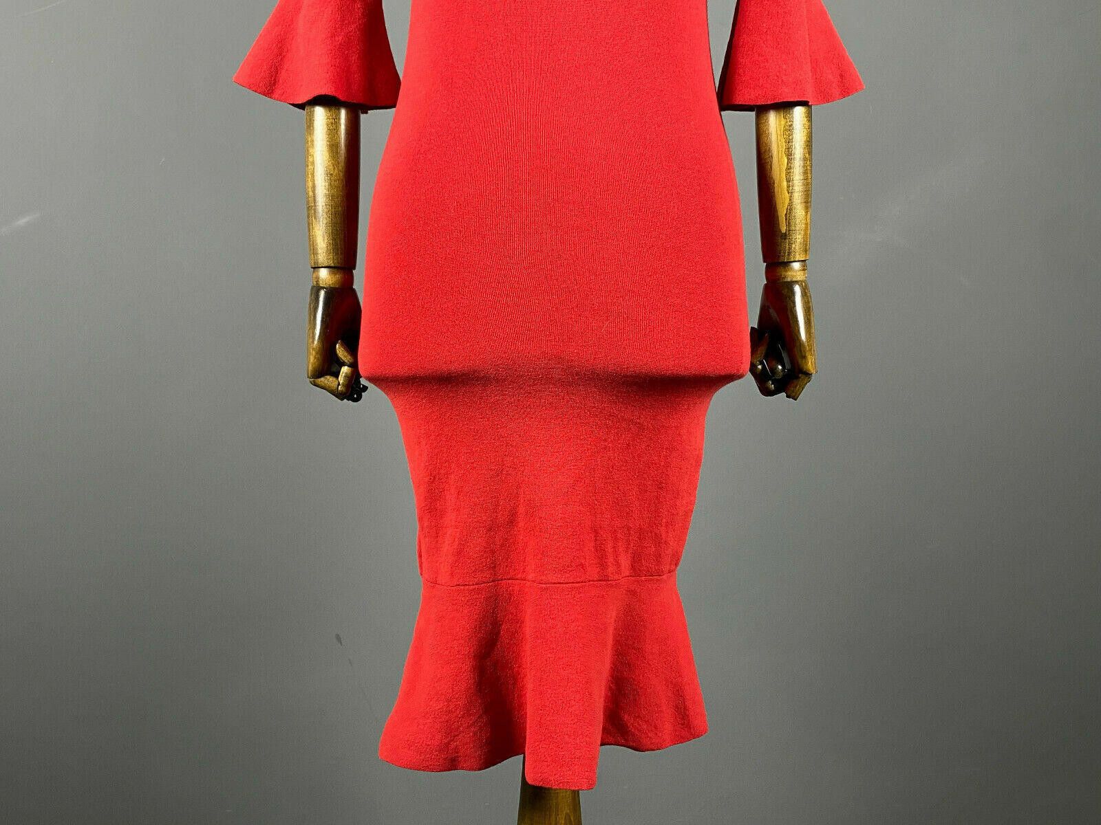 Lauren Ralph Lauren Ladies Lauren Ralph Lauren Black Label Red Midi Dress Size S Size S / US 4 / IT 40 - 6 Thumbnail