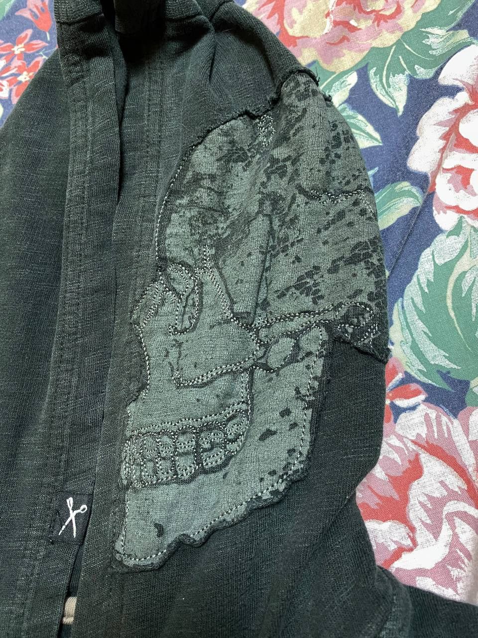 Marc Ecko Marc Ecko Patchwork Pullover Crewneck Zip Hoodie Size XL Size US XL / EU 56 / 4 - 5 Thumbnail