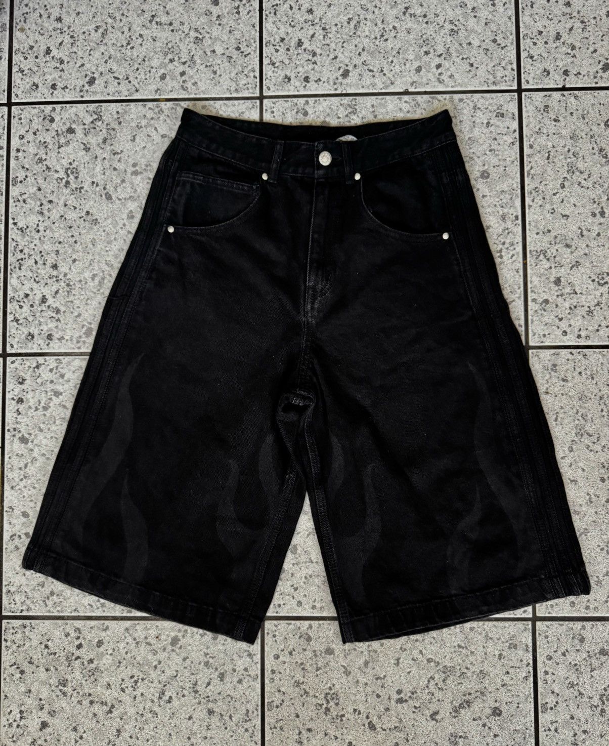 Adidas Adidas Flames denim shorts Size US 30 / EU 46 - 1 Thumbnail