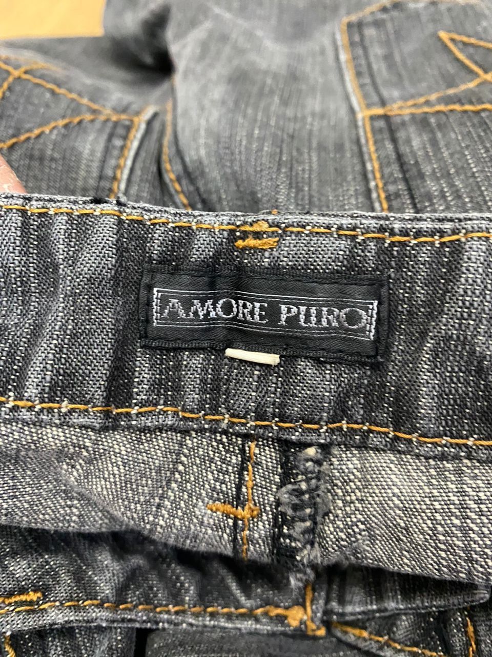PURO 💥BEST OFFER💥AMORE PURO DOUBLE KNEE BADDY DENIM Size US 32 / EU 48 - 16 Thumbnail