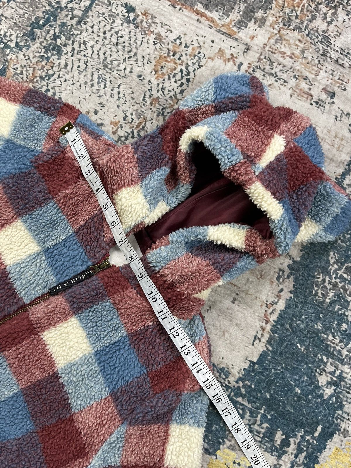 Ne-Net Issey Miyake Ne-Net Kitten Ear Plaid Zipper Hoodie Size XS / US 0-2 / IT 36-38 - 12 Thumbnail
