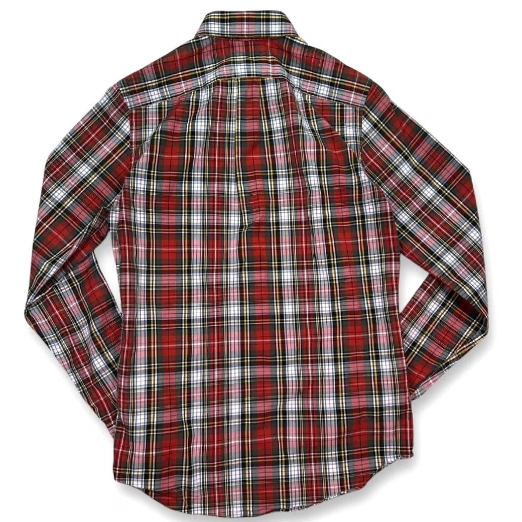 J.Crew J.CREW Shirt Mens XS Red Slim Secret Wash Stretch Organic Cotton Plaid Size US XS / EU 42 / 0 - 3 Thumbnail