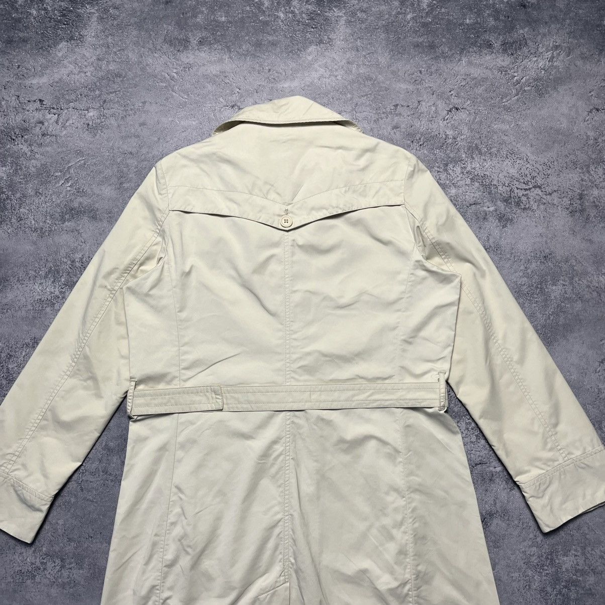Carlo Colucci Vintage Carlo Colucci Beige Trench Coat Luxury Designer Size S / US 4 / IT 40 - 14 Thumbnail