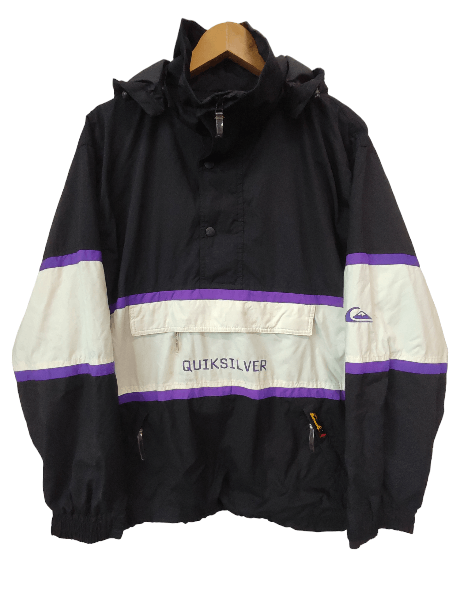 Vintage Quicksilver Anorak Jacket 90s Quicksilver Sz Medium