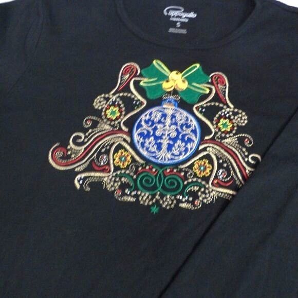 Other Cappagallo Casuals Women’s Embroidered Holiday Ornament Grap Size S / US 4 / IT 40 - 3 Thumbnail