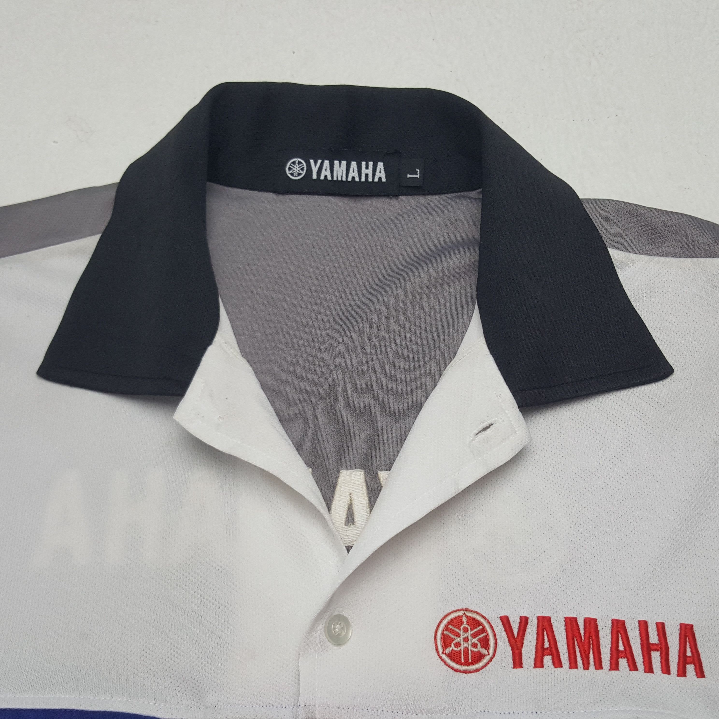 Japanese Brand × Vintage × Yamaha Vintage Yamaha Japanese Motorsports Racing Polos Size US M / EU 48-50 / 2 - 5 Thumbnail