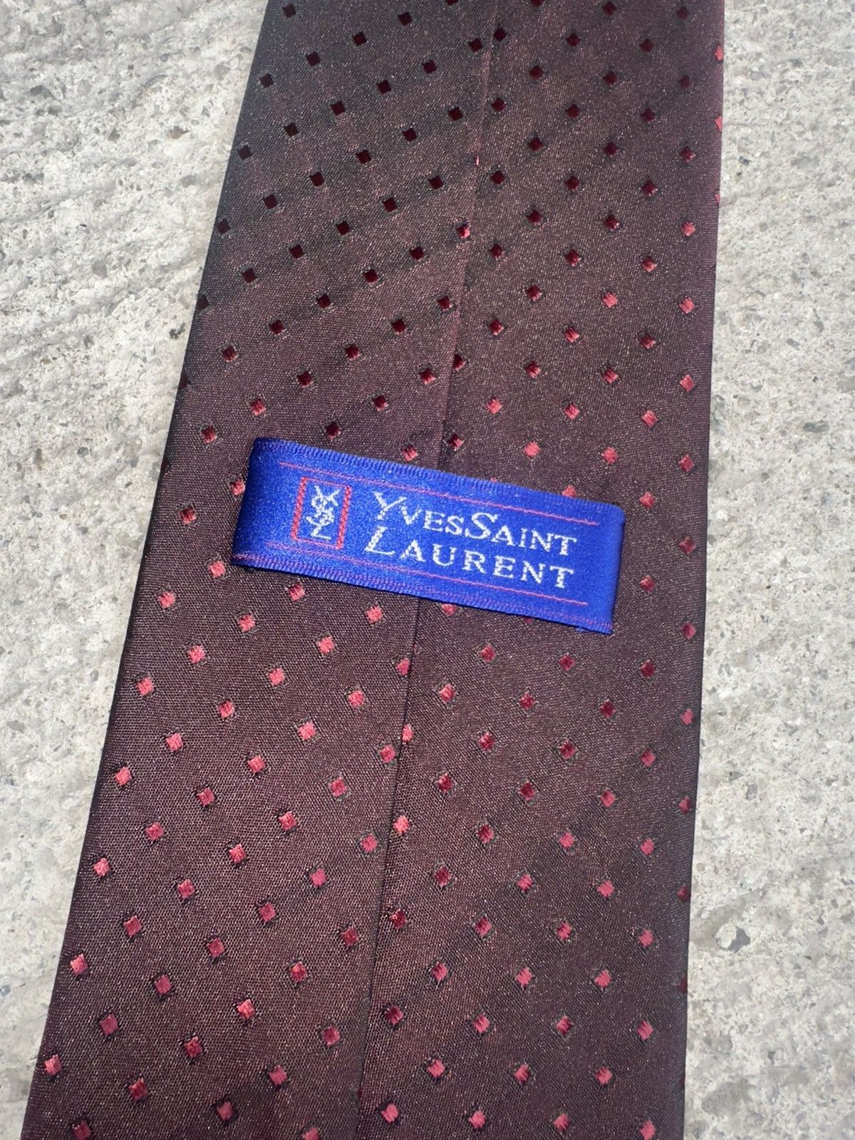 Designer × Yves Saint Laurent Vintage Yves Saint Laurent Silk Tie Size ONE SIZE - 2 Thumbnail