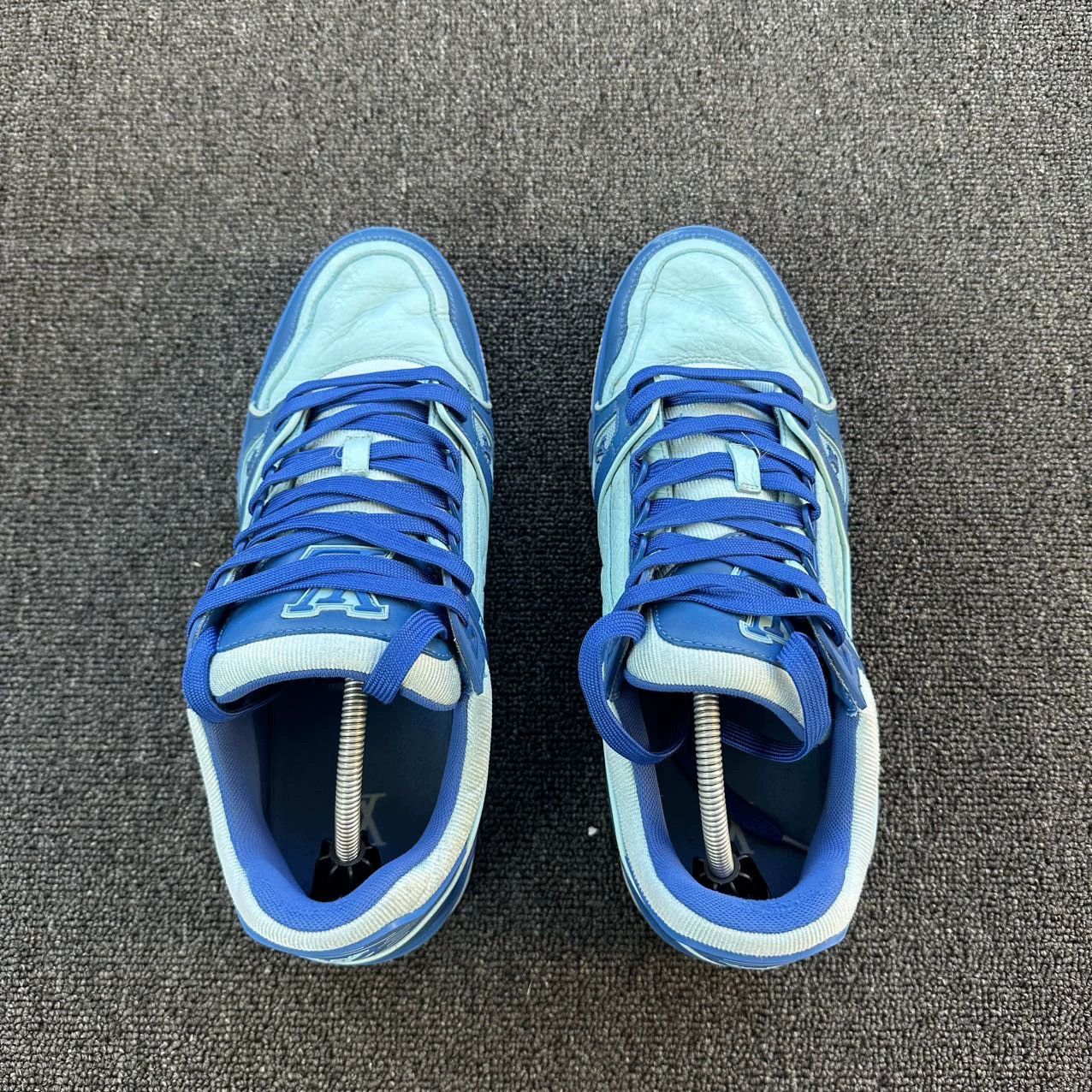 Louis Vuitton LV blue sneakers 43 95 new Size US 10 / EU 43 - 4 Thumbnail