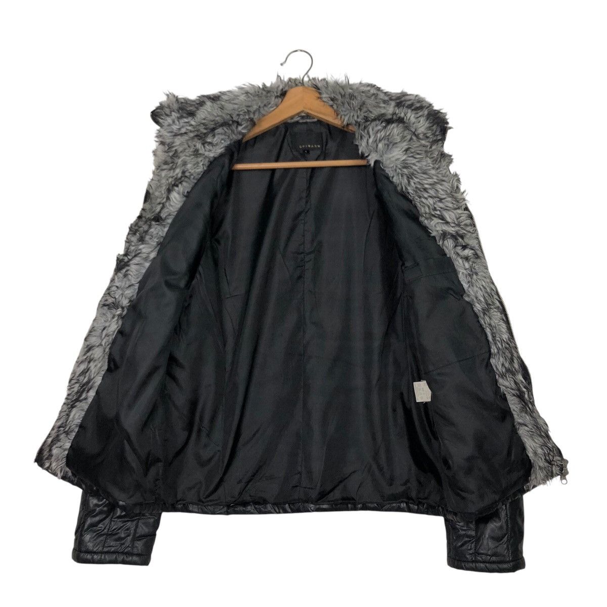 Japanese Brand 📌Vintage Light Puffer Jacket Spinash Mink Fur Hoodie Size US L / EU 52-54 / 3 - 14 Thumbnail