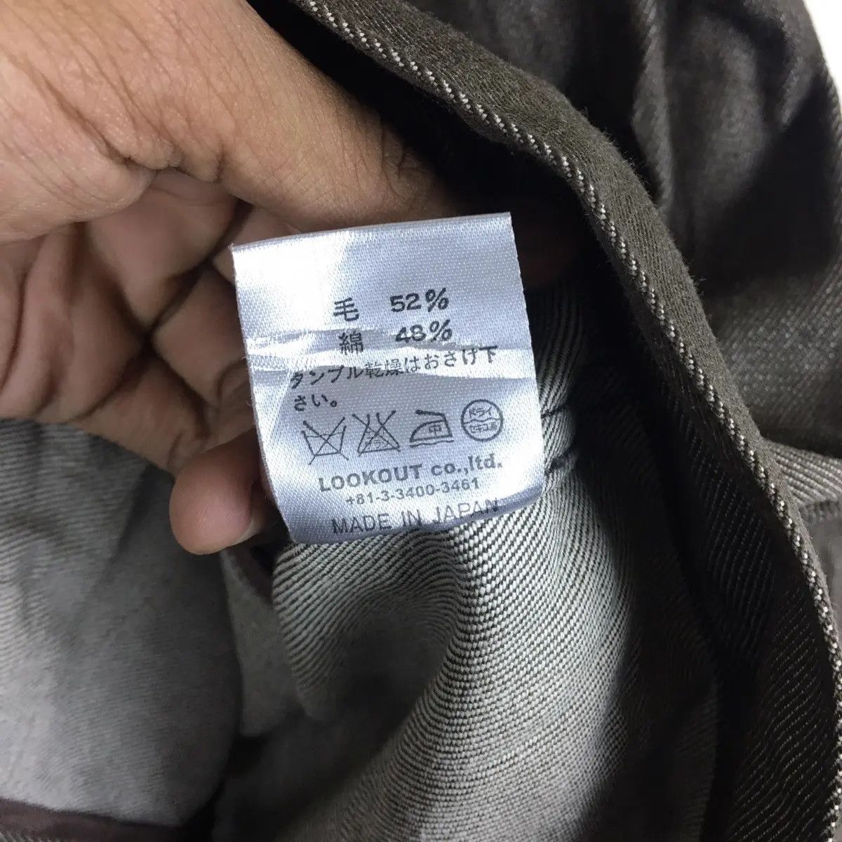 Japanese Brand × Vintage Vtg XESCAPE JAPAN DESIGNER Denim Jeans Jacket Parka Trench Size US L / EU 52-54 / 3 - 5 Thumbnail