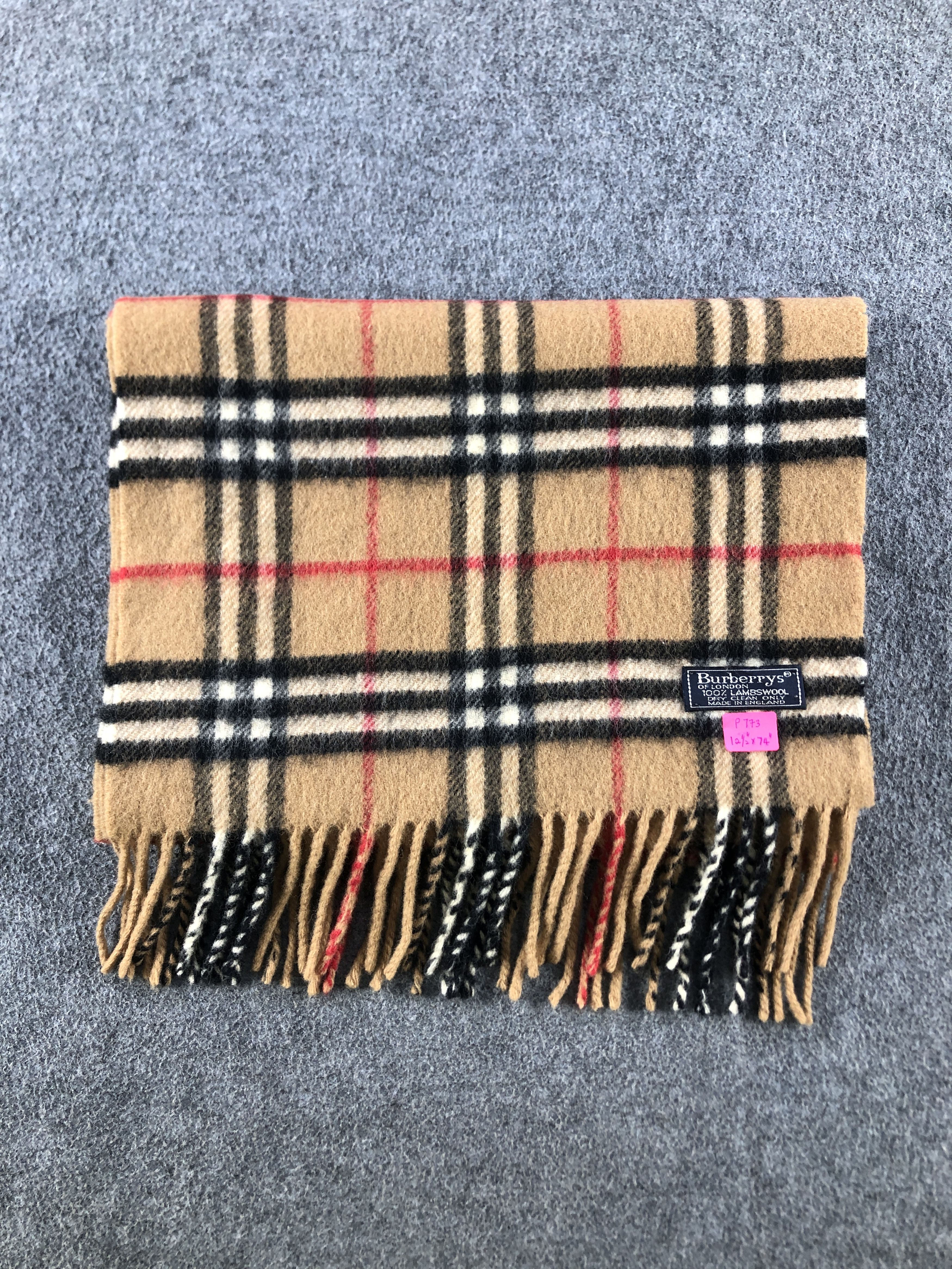 Burberry Burberry Wool Scarf / Muffler / Neckwear P773 Size ONE SIZE - 6 Thumbnail