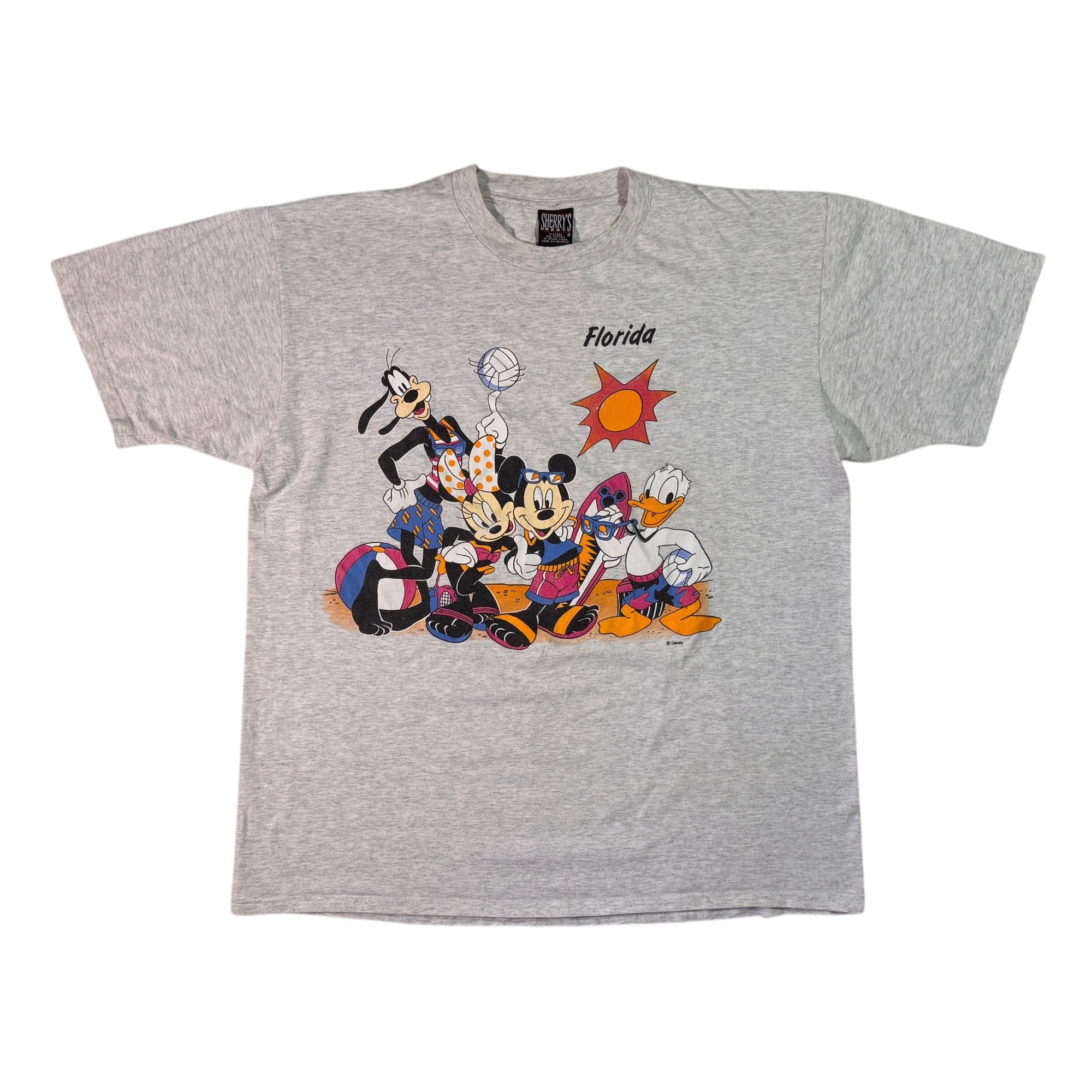 Disney Vintage 90s Mickey Mouse & Co Florida T-shirt Size US XL / EU 56 / 4 - 1 Thumbnail
