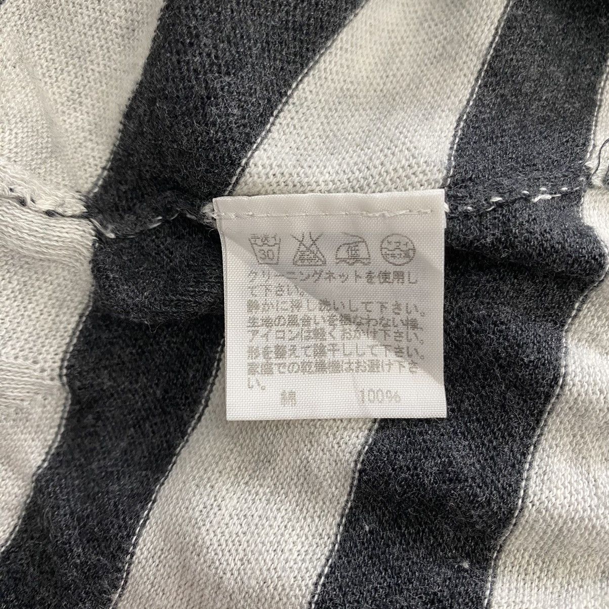 CABANE de ZUCCa CABANE de ZUCCA by Issey Miyake Stripes Short Sleeve Blouse Size 3XL / US 20-22 - 5 Thumbnail