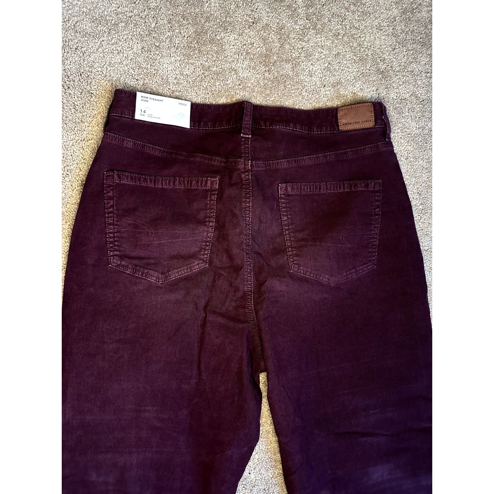 American Eagle Outfitters NWT American Eagle Outfitters Corduroy Straight Mom Jeans 14 Size 36" / US 14 / IT 50 - 8 Thumbnail