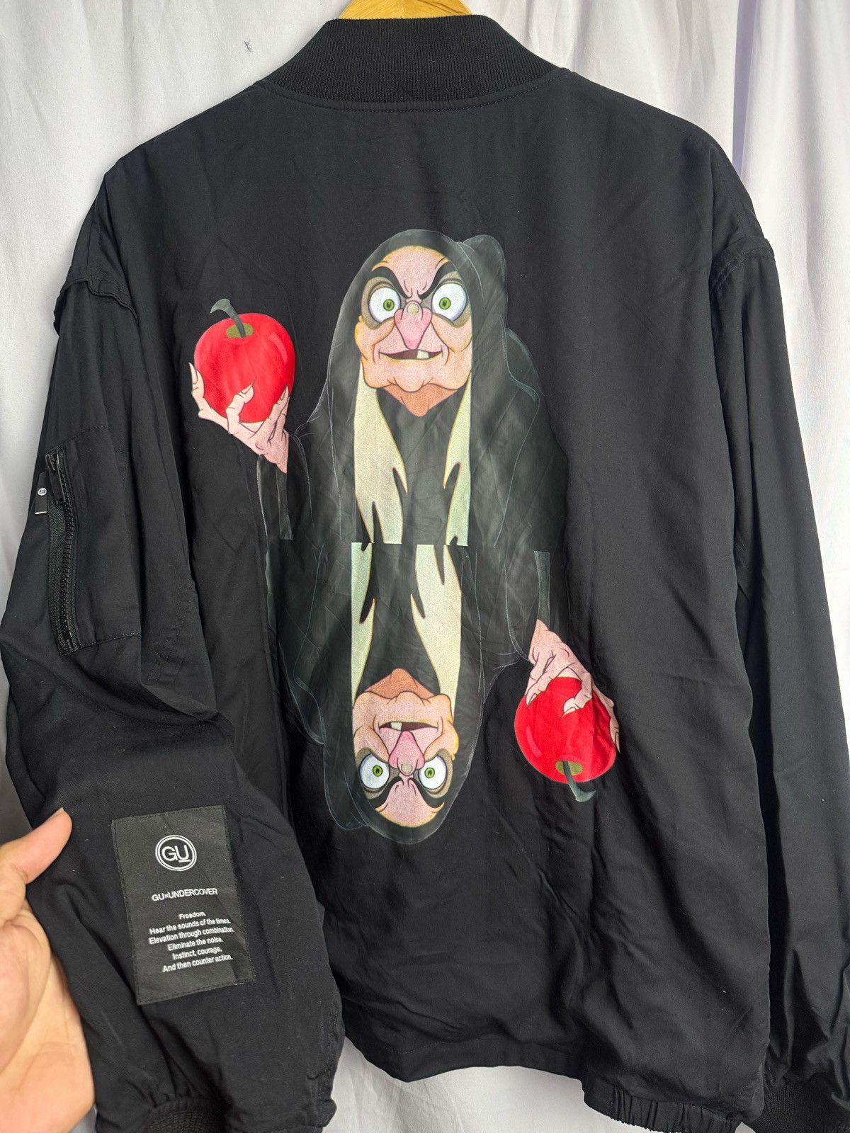 Japanese Brand × Jun Takahashi × Undercover Undercover Bomber Jacket Disney GU Size US L / EU 52-54 / 3 - 3 Thumbnail