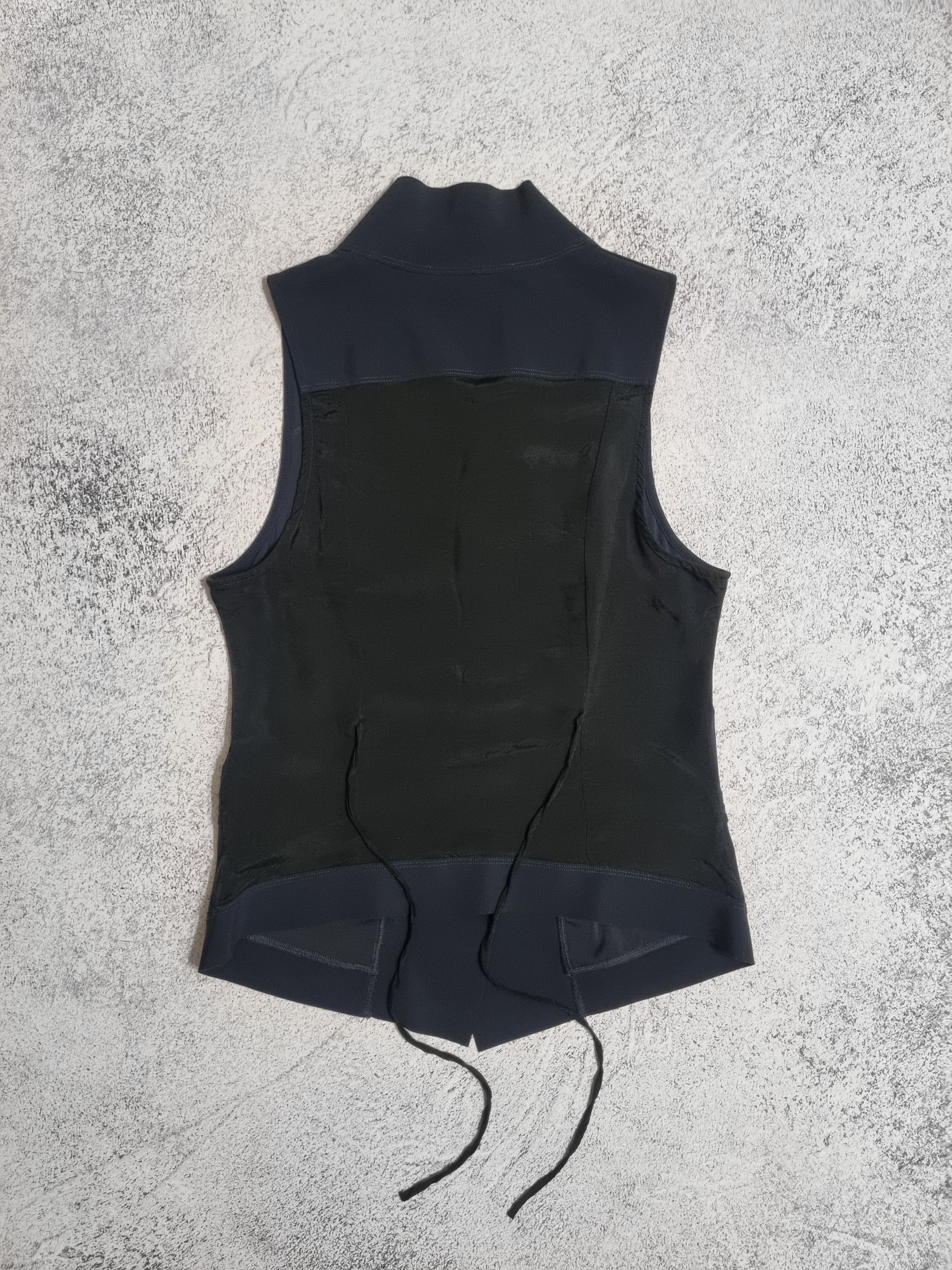 Marithe + Francois Girbaud Marithé + François Girbaud Avant Garde Blouse Vest Size L / US 10 / IT 46 - 9 Thumbnail