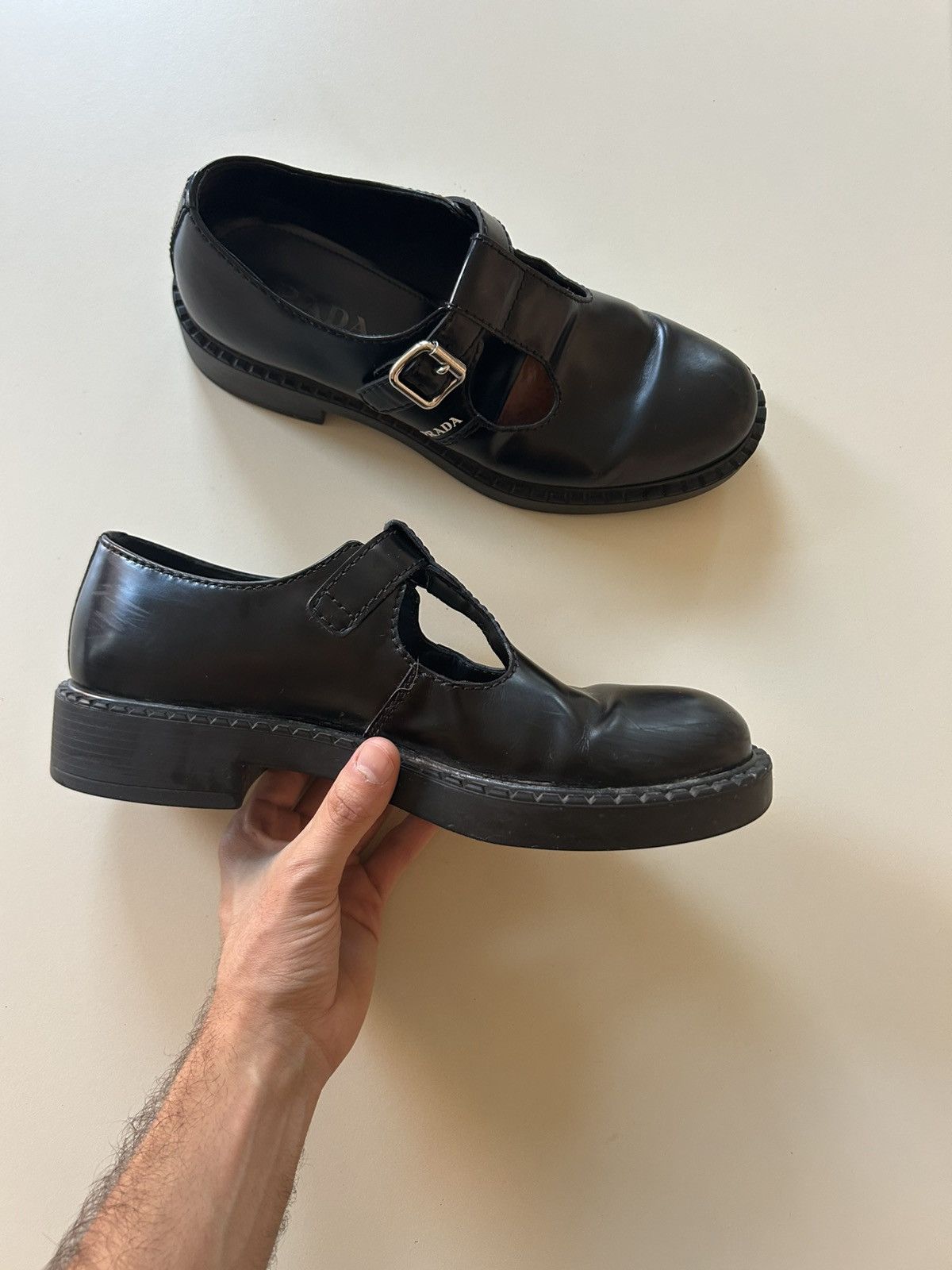 Prada Prada Mary Janes Size US 10 / EU 43 - 3 Thumbnail