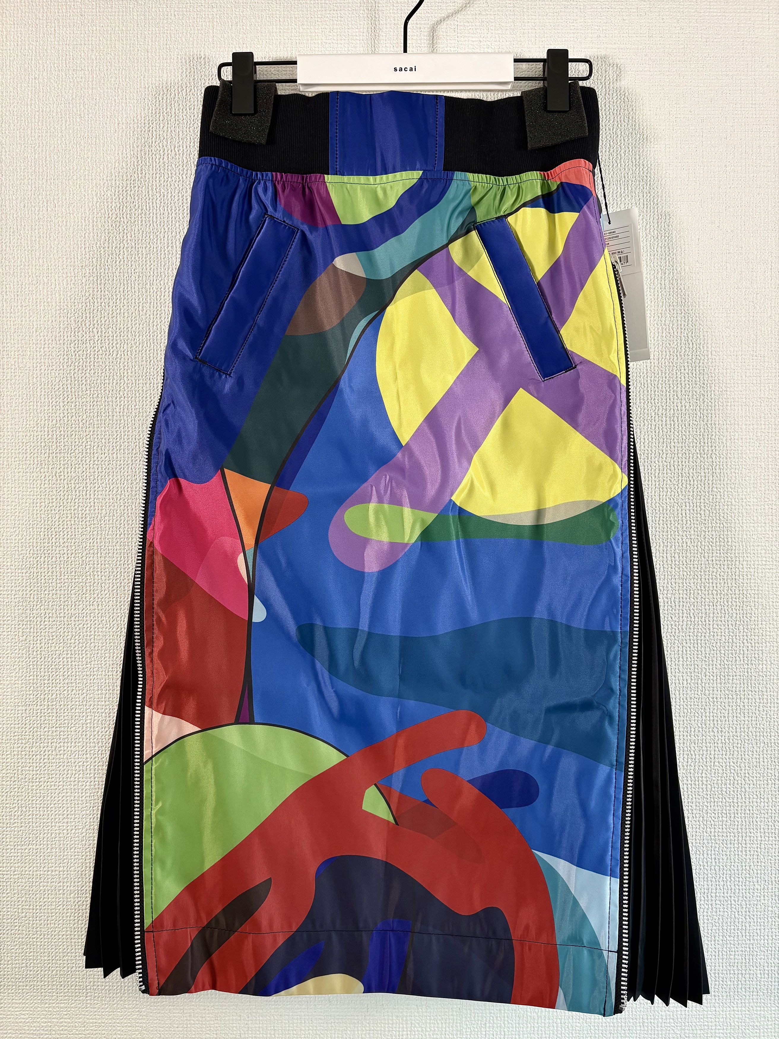 Kaws Deadstock Sacai x Kaws "Wearable Art" Hybrid Maxi Skirt Size 28" / US 6 / IT 42 - 1 Thumbnail