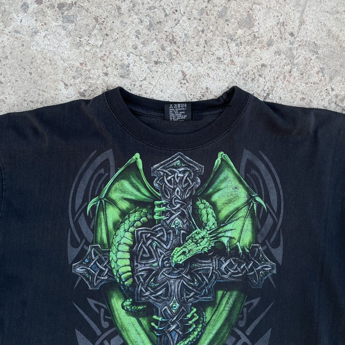 Band Tees × Vintage Vintage Spiral Longsleeve T-shirts Logo Dragon Y2K 90s USA Size US XL / EU 56 / 4 - 16 Thumbnail