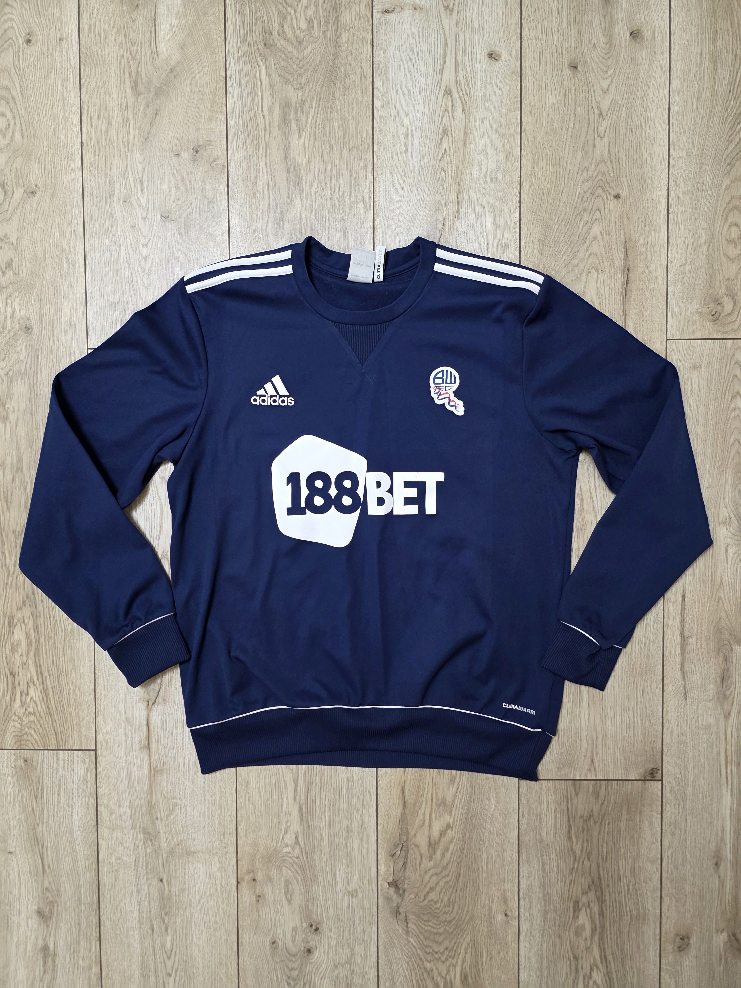 Adidas BOLTON WENDERERS 2011 VINTAGE FOOTBALL SWEATSHIRT SOCCER Size US L / EU 52-54 / 3 - 1 Thumbnail