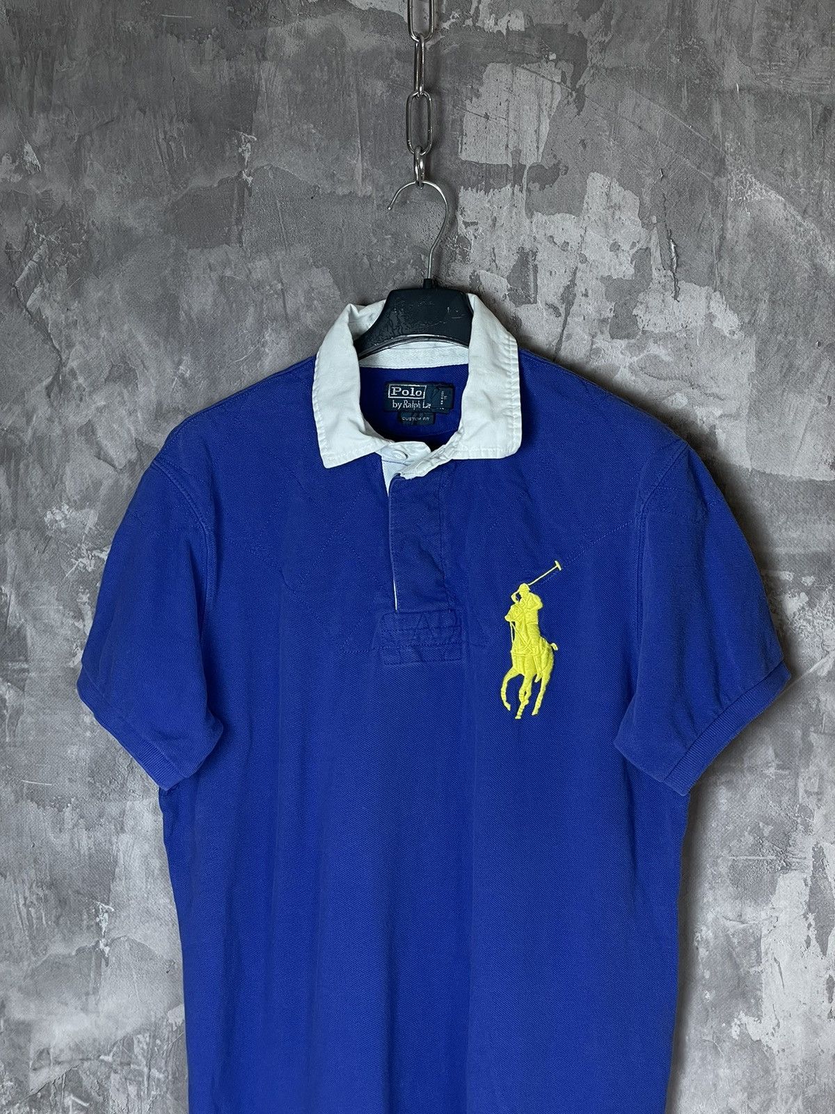 Polo Ralph Lauren × Ralph Lauren × Vintage Polo Ralph Lauren Vintage Chief Keef Style Y2K Polo Shirt Size US L / EU 52-54 / 3 - 2 Thumbnail