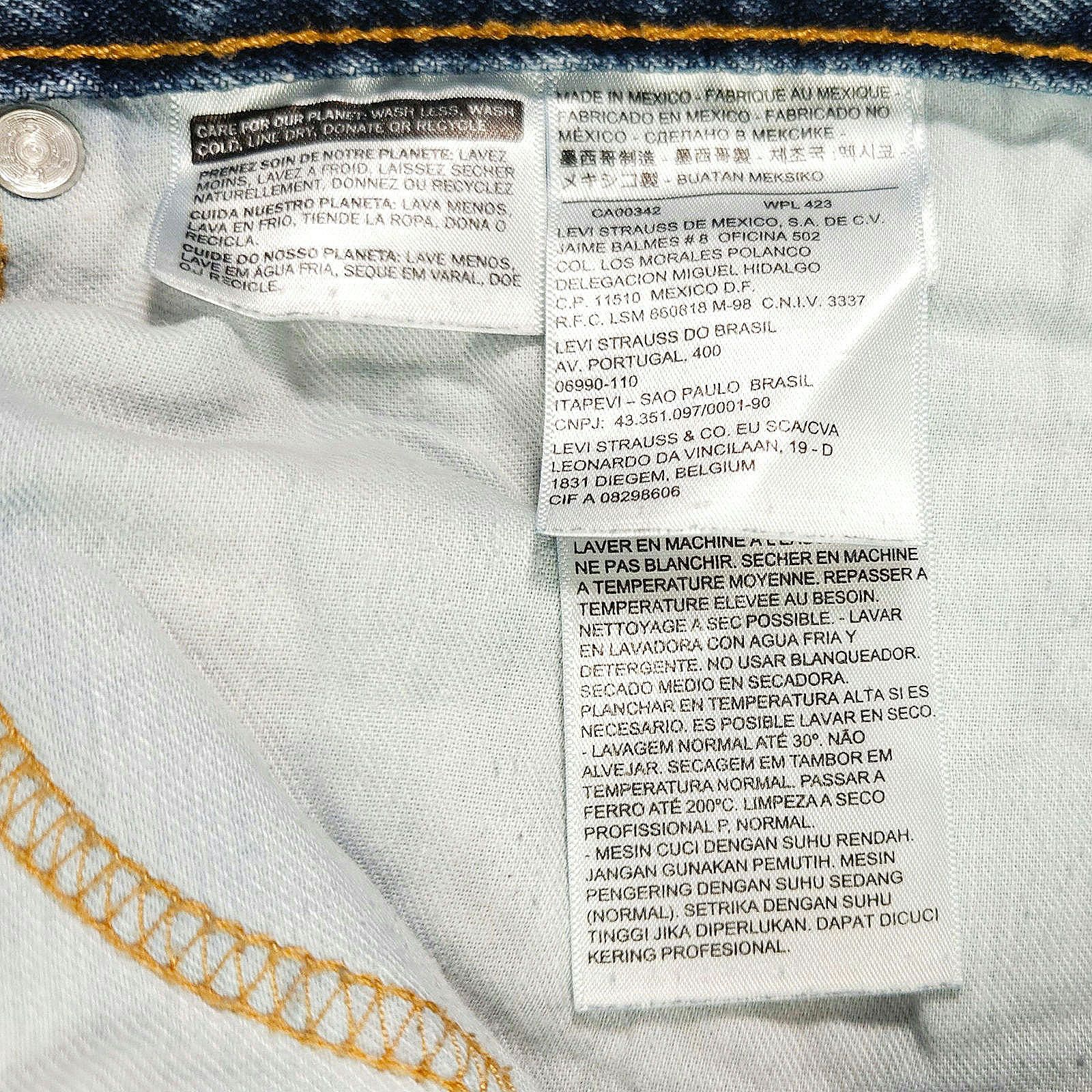 Levi's Levi’s 505 Regular Fit Straight Leg Jeans W36 L30 VTG Y2K Size US 36 / EU 52 - 6 Thumbnail