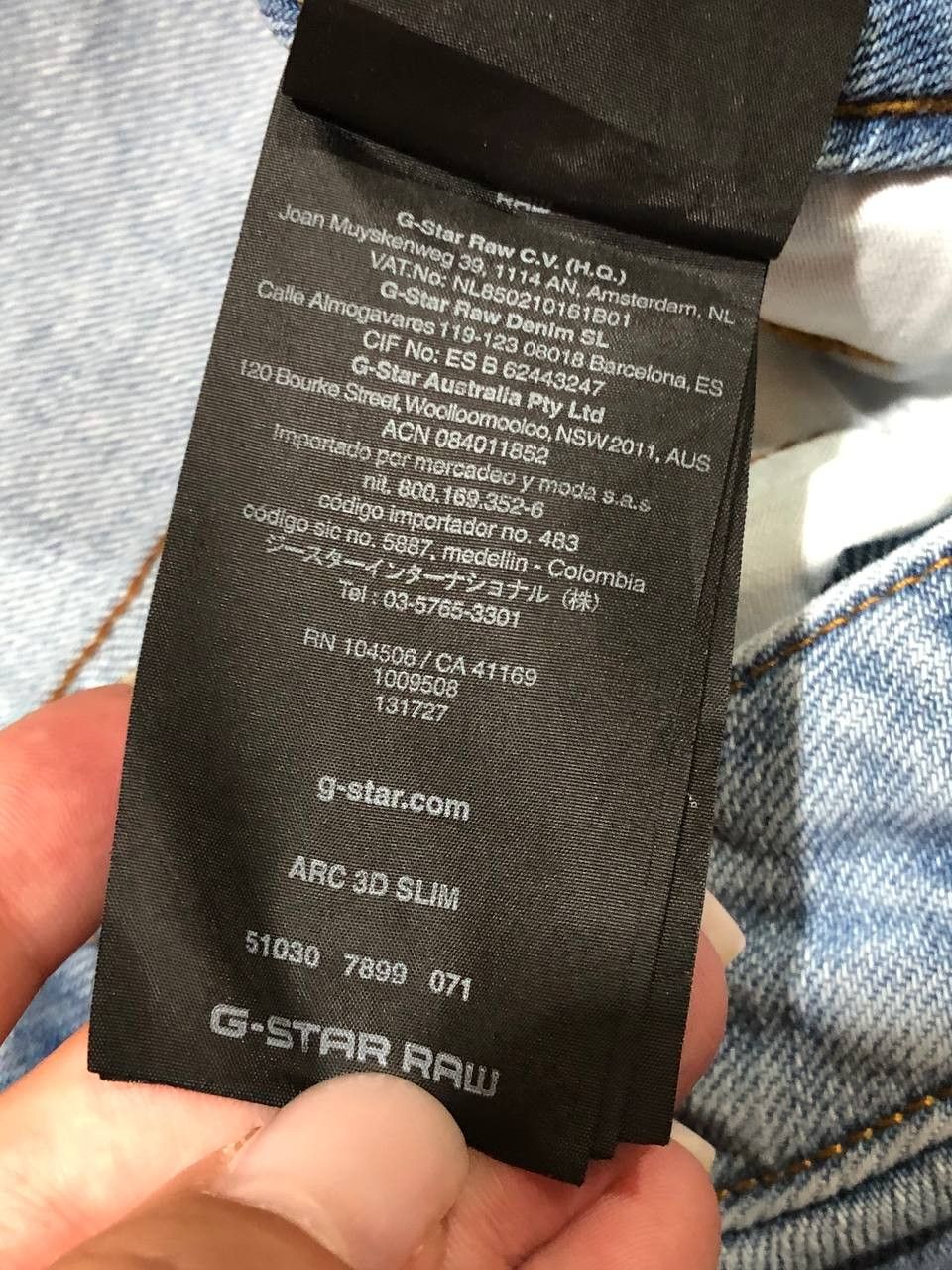 G-Star G-Star Raw ARC 3D Slim Denim Jeans Size US 31 - 3 Thumbnail