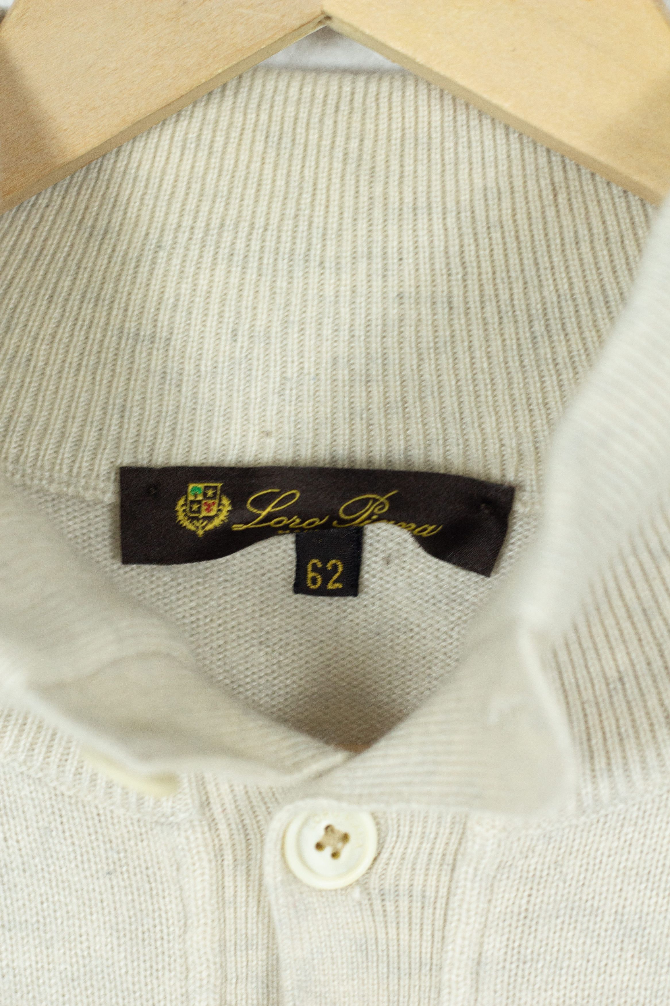 Loro Piana Loro Piana Cashmere Silk Beige Jumper Sweater XL Size US XL / EU 56 / 4 - 7 Thumbnail