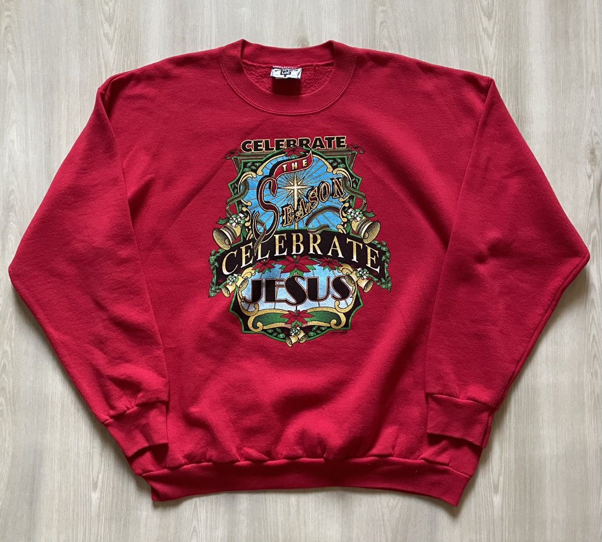Vintage VTG The Season To Celebrate Jesus Christmas Crewneck Sz XL Size US XL / EU 56 / 4 - 1 Thumbnail