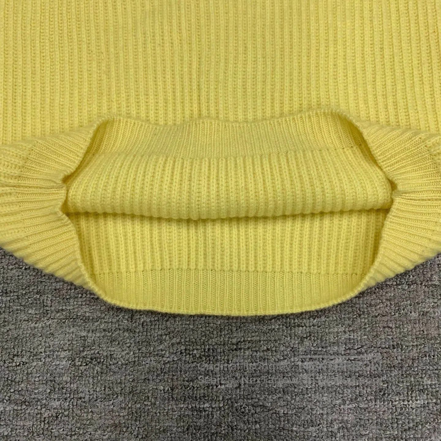 Dior dior yellow logo short sleeve knit sweater. Size XS / US 0-2 / IT 36-38 - 9 Thumbnail