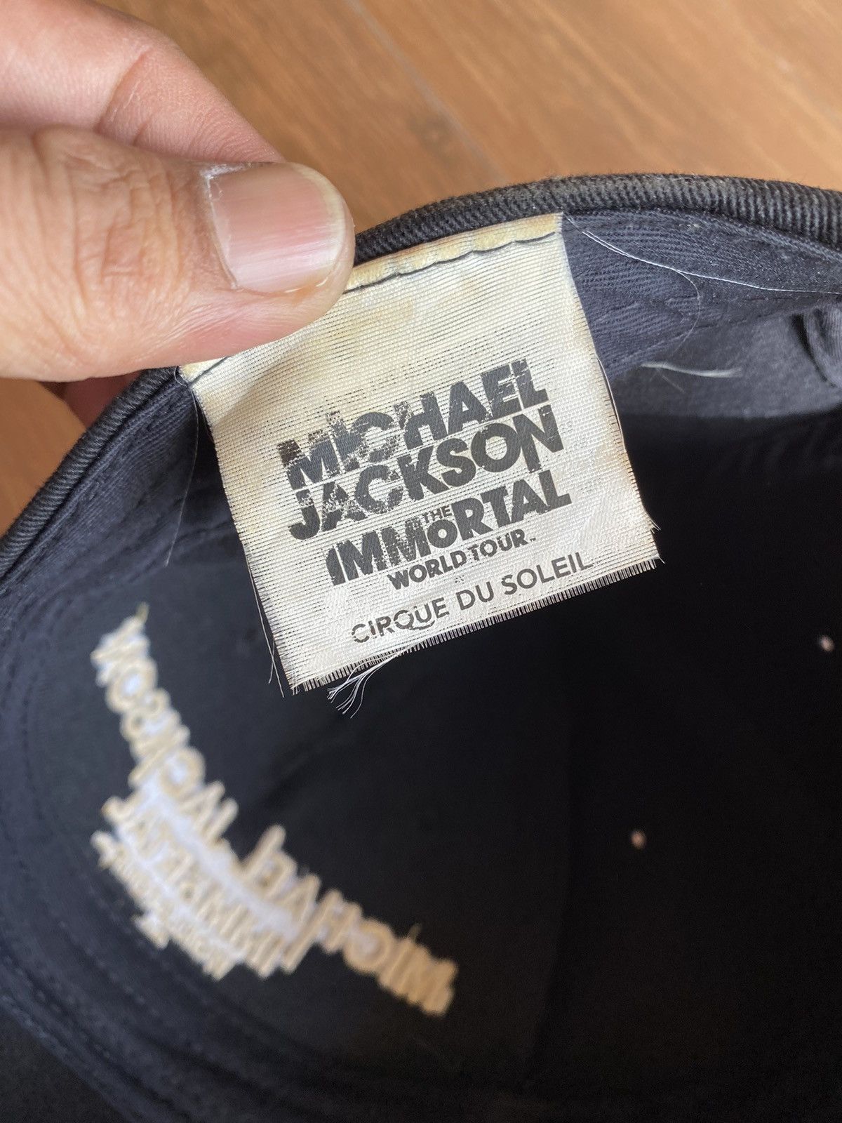 Band Tees Vintage Michael Jackson Adjustable Cap Hat Size ONE SIZE - 6 Thumbnail