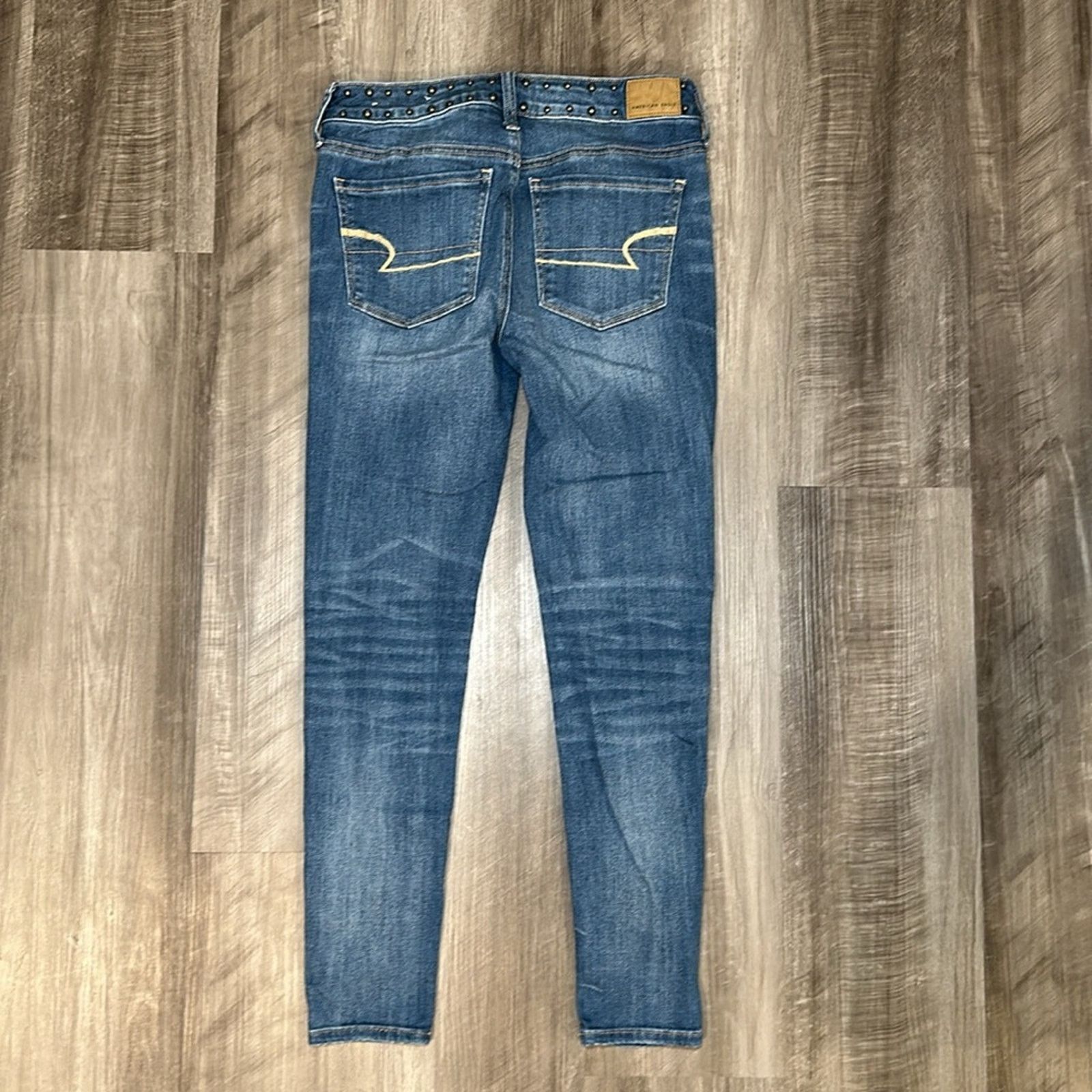 American Eagle Outfitters American Eagle Next Level Stretch Jeggings - 4S Size 27" / US 4 / IT 40 - 2 Thumbnail