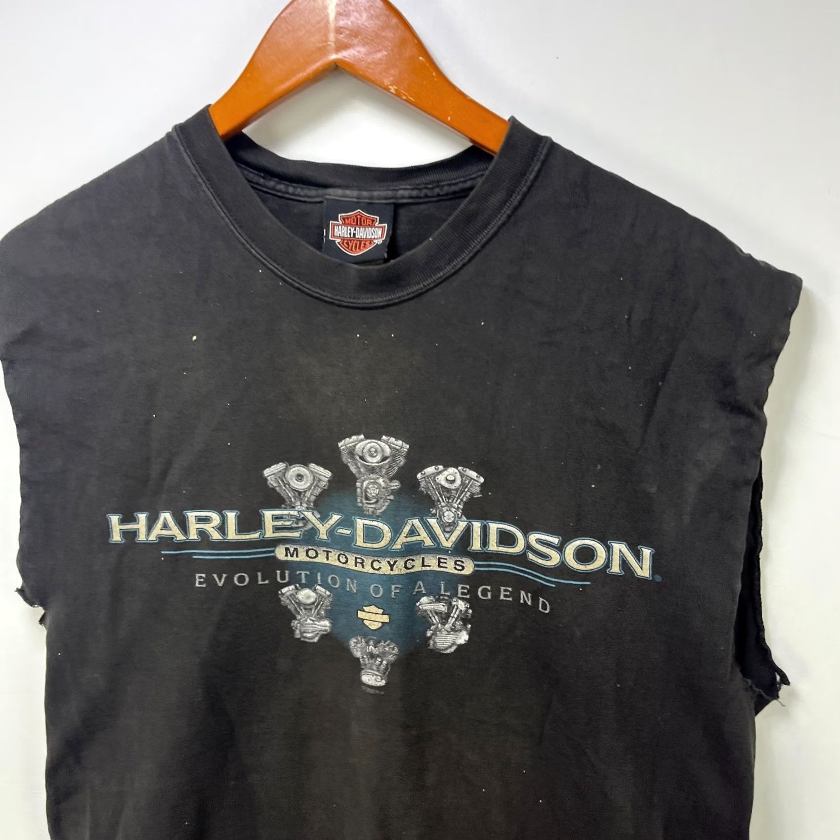 Harley Davidson VINTAGE Harley-Davidson Sleeveless Shirt M Black 90s USA Western Outdoor Logo Pockets Shirt Mens Size US M / EU 48-50 / 2 - 4 Thumbnail