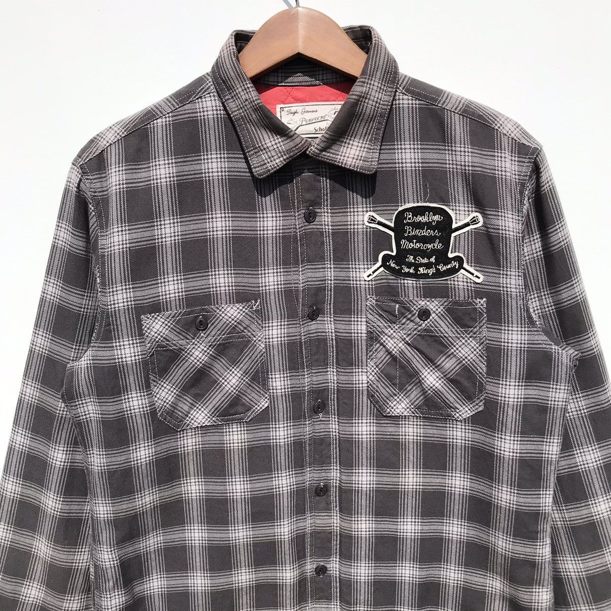Schott Vintage Schott N.Y.C Perfecto Flannel Jacket Size US M / EU 48-50 / 2 - 9 Thumbnail