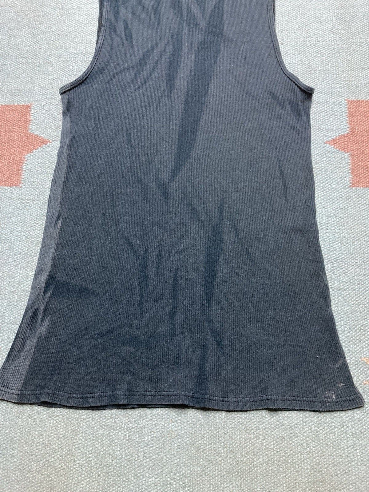 Vintage Fruit loom ribbed tank top beater shirt faded cotton XL Size US XL / EU 56 / 4 - 8 Thumbnail