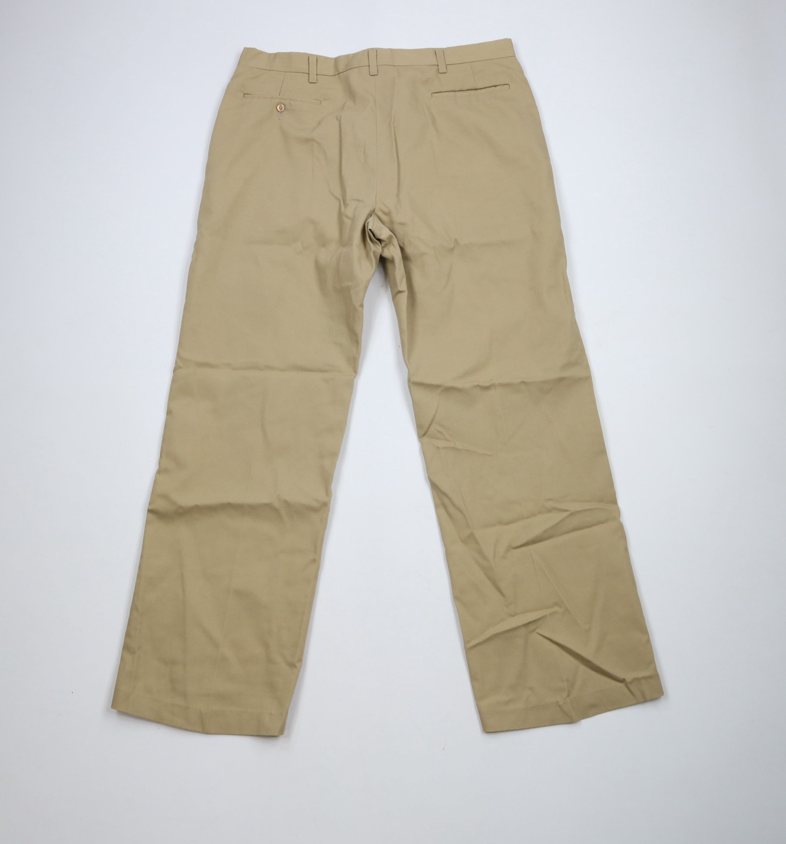 Vintage Vintage 70s Streetwear Wide Leg Chino Pants Trousers Tan Size US 34 / EU 50 - 9 Thumbnail