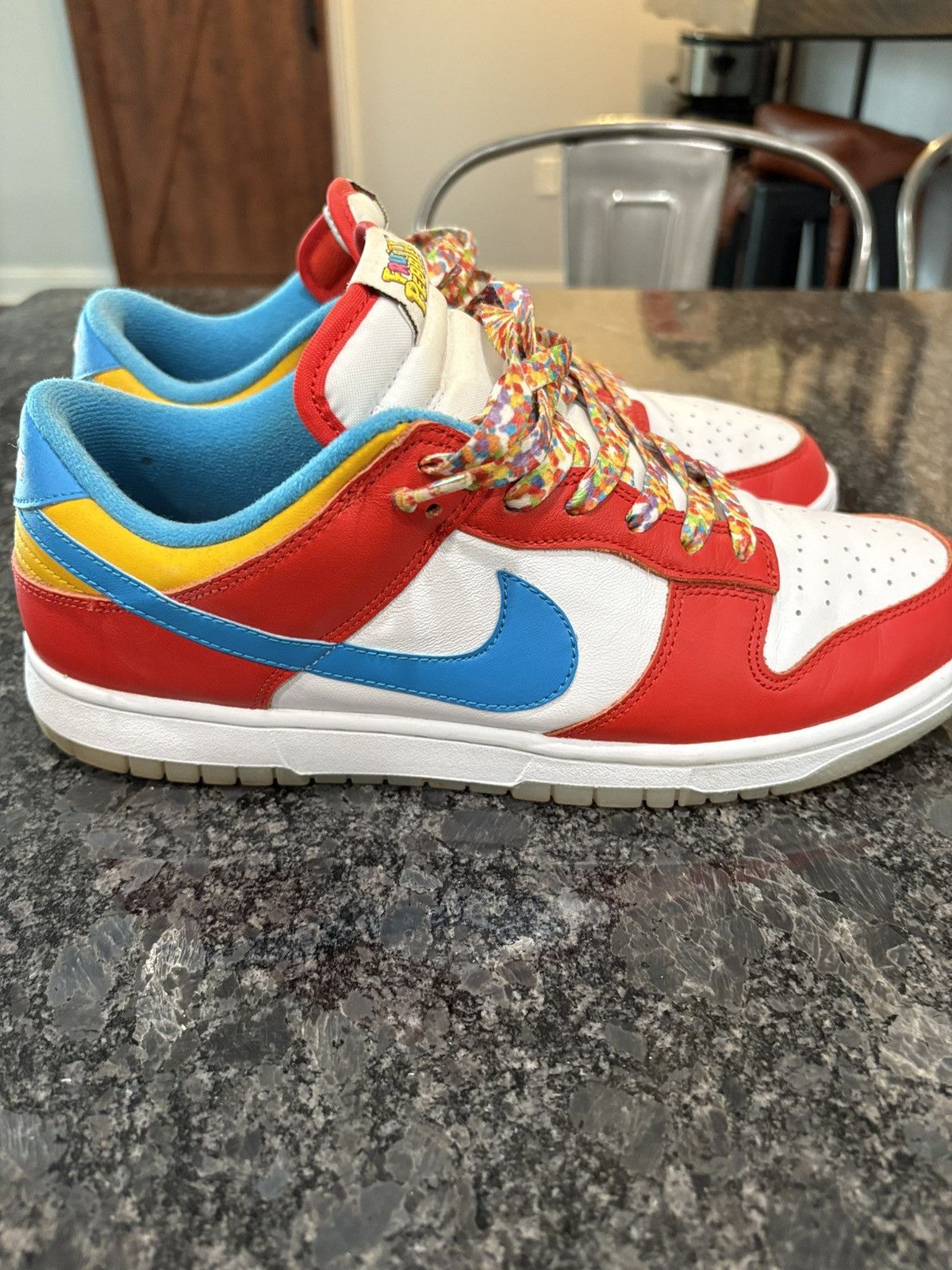 Nike Dunk Low Fruity Pebbles Size US 10 / EU 43 - 3 Thumbnail