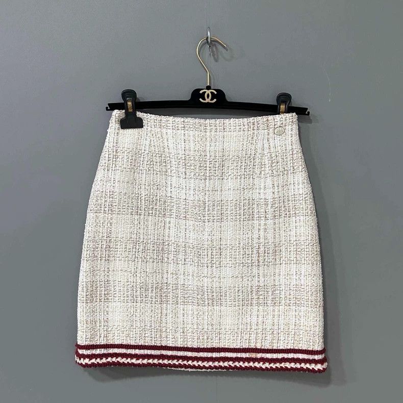 Chanel Chanel Tweed hamburger series skirt Size 25" / US 0 / IT 36 - 1 Thumbnail