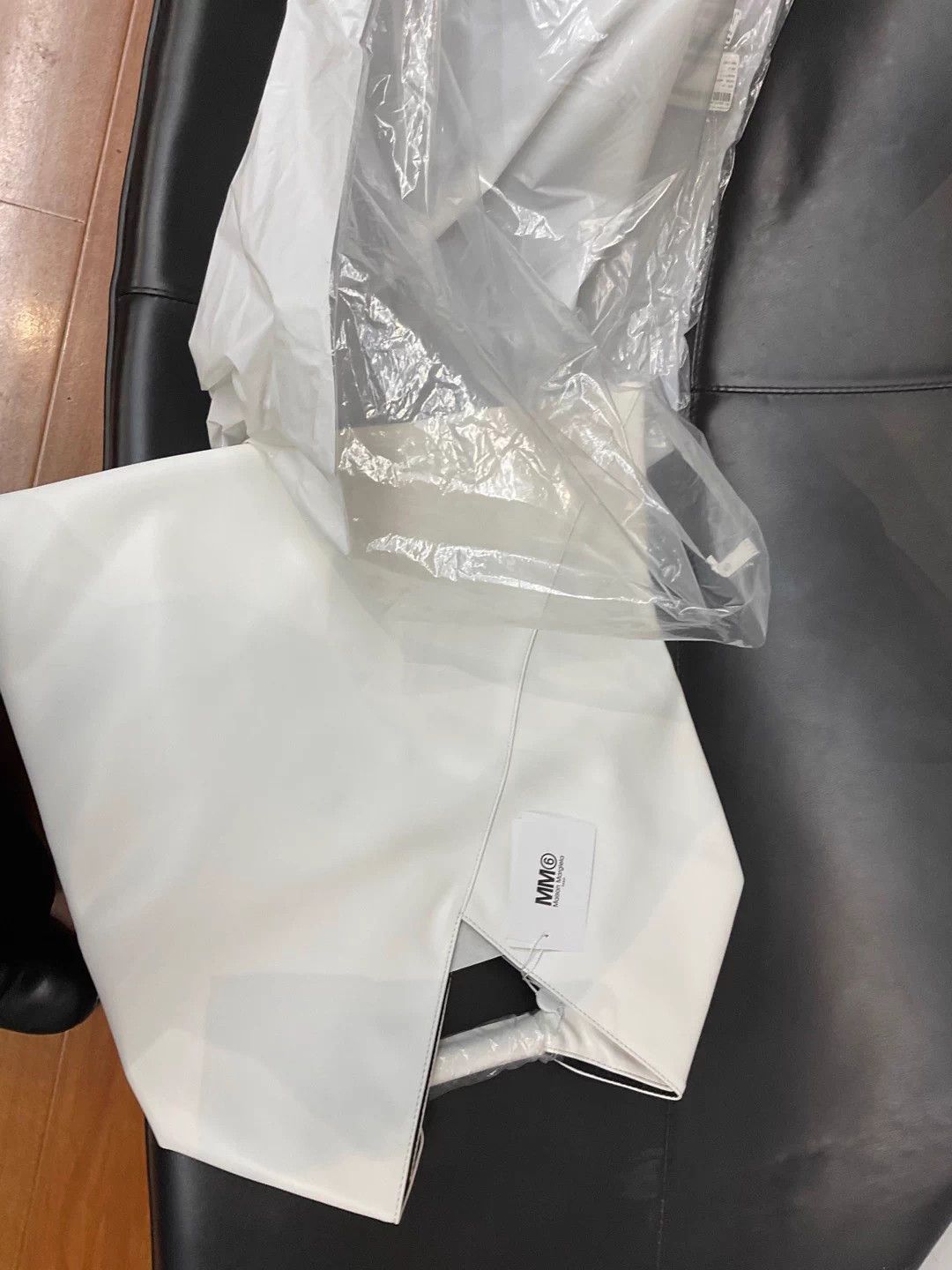 Maison Margiela Maison Margiela MM6 White Leather Tote Bag Size ONE SIZE - 3 Thumbnail