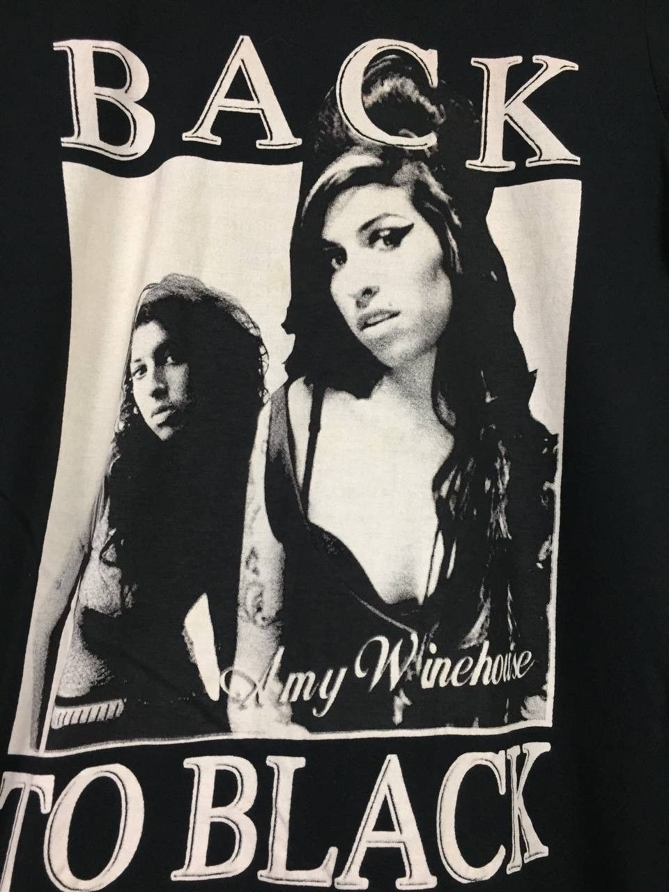 Band Tees Amy Winehouse Back To Black Music Graphic Tee Size XXS / US 00 / IT 34 - 4 Thumbnail