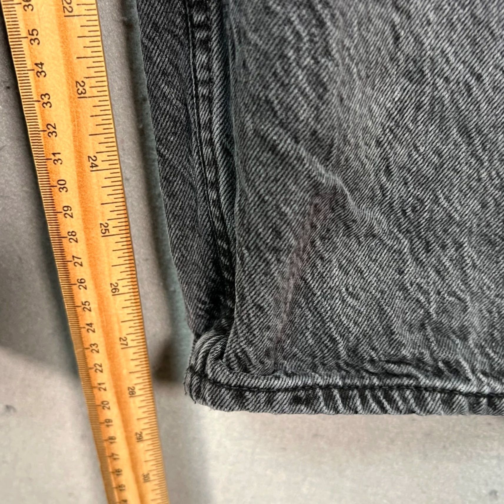Abercrombie & Fitch Abercrombie & Fitch Womens 31 / 12s Black High Rise Loose Fit Denim Jeans Shirt? Size 34" / US 12 / IT 48 - 7 Thumbnail