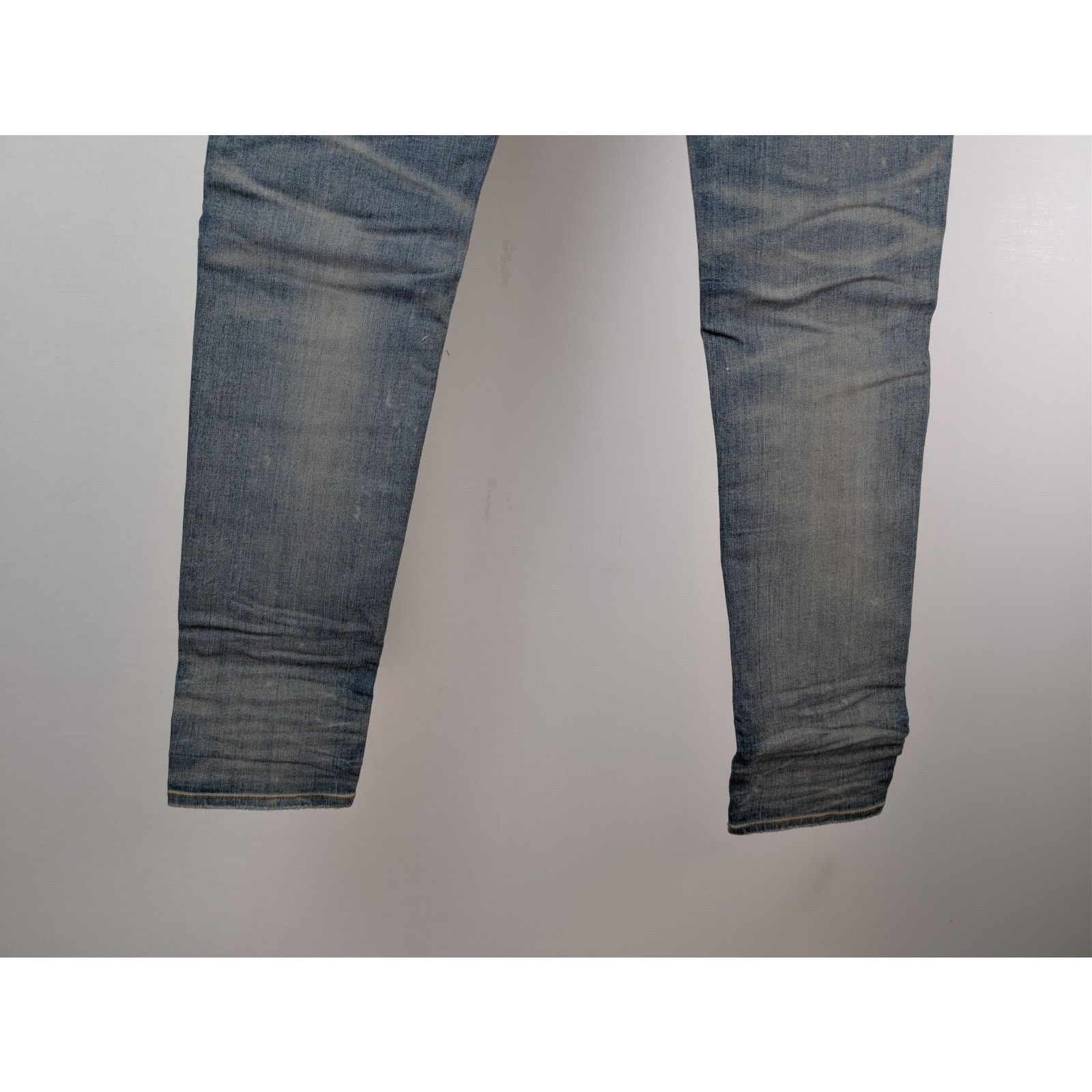 Amiri o1rshd1 Distressed Amiri Logo Jean Denim Jeans Size US 34 / EU 50 - 13 Thumbnail