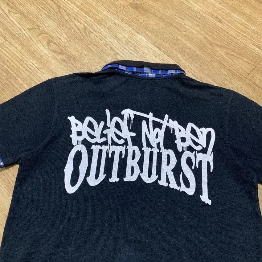 If Six Was Nine × Japanese Brand × Le Grande Bleu (L.G.B.) 2000s Time Step Outbrust Layered Vkei Lgb Gothic Y2K Polo Size US L / EU 52-54 / 3 - 10 Thumbnail